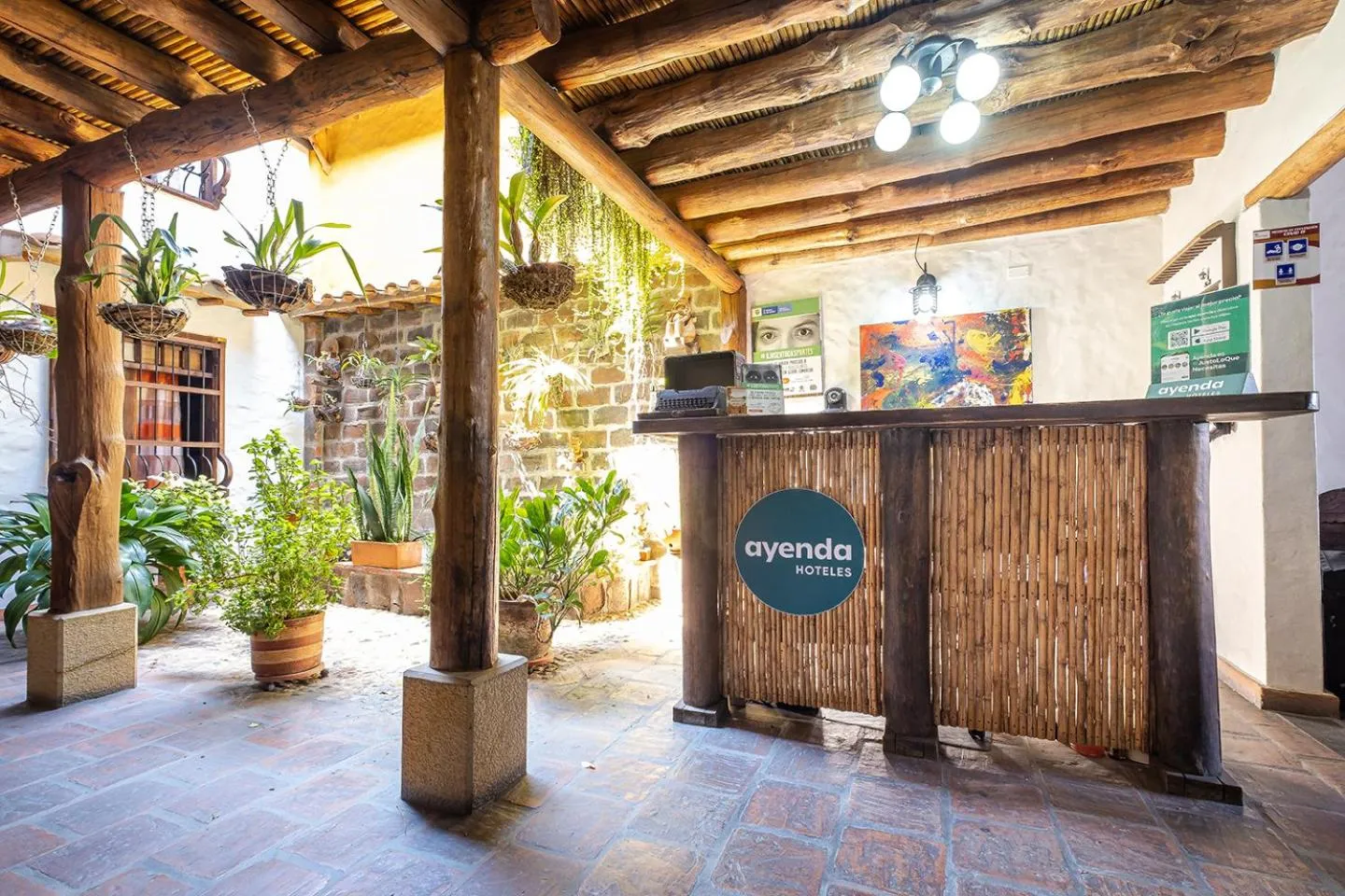 Lobby or reception in Ayenda Boutique Macaregua Girón