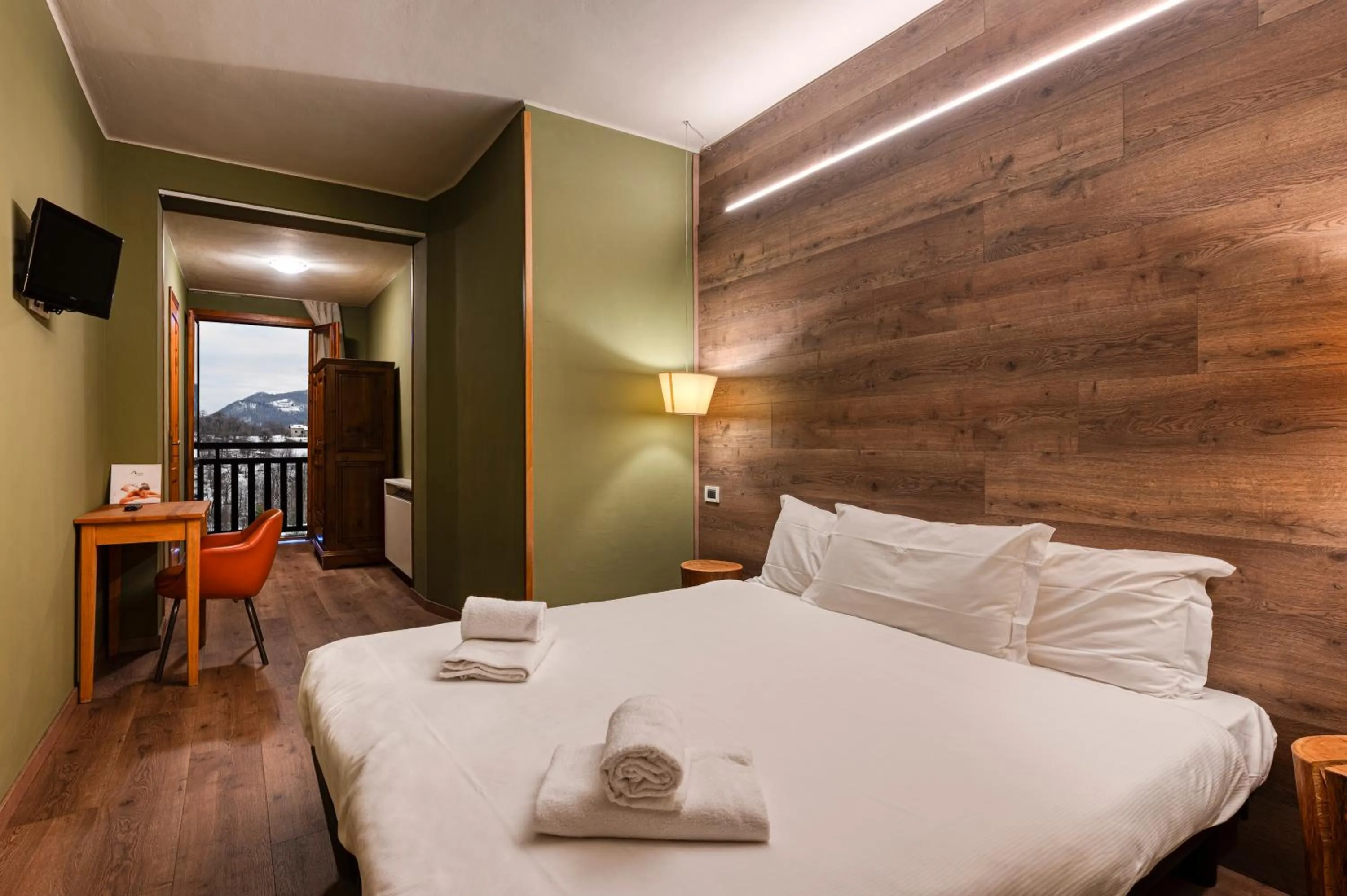 Bed in Hotel Miramonti Family & SPA