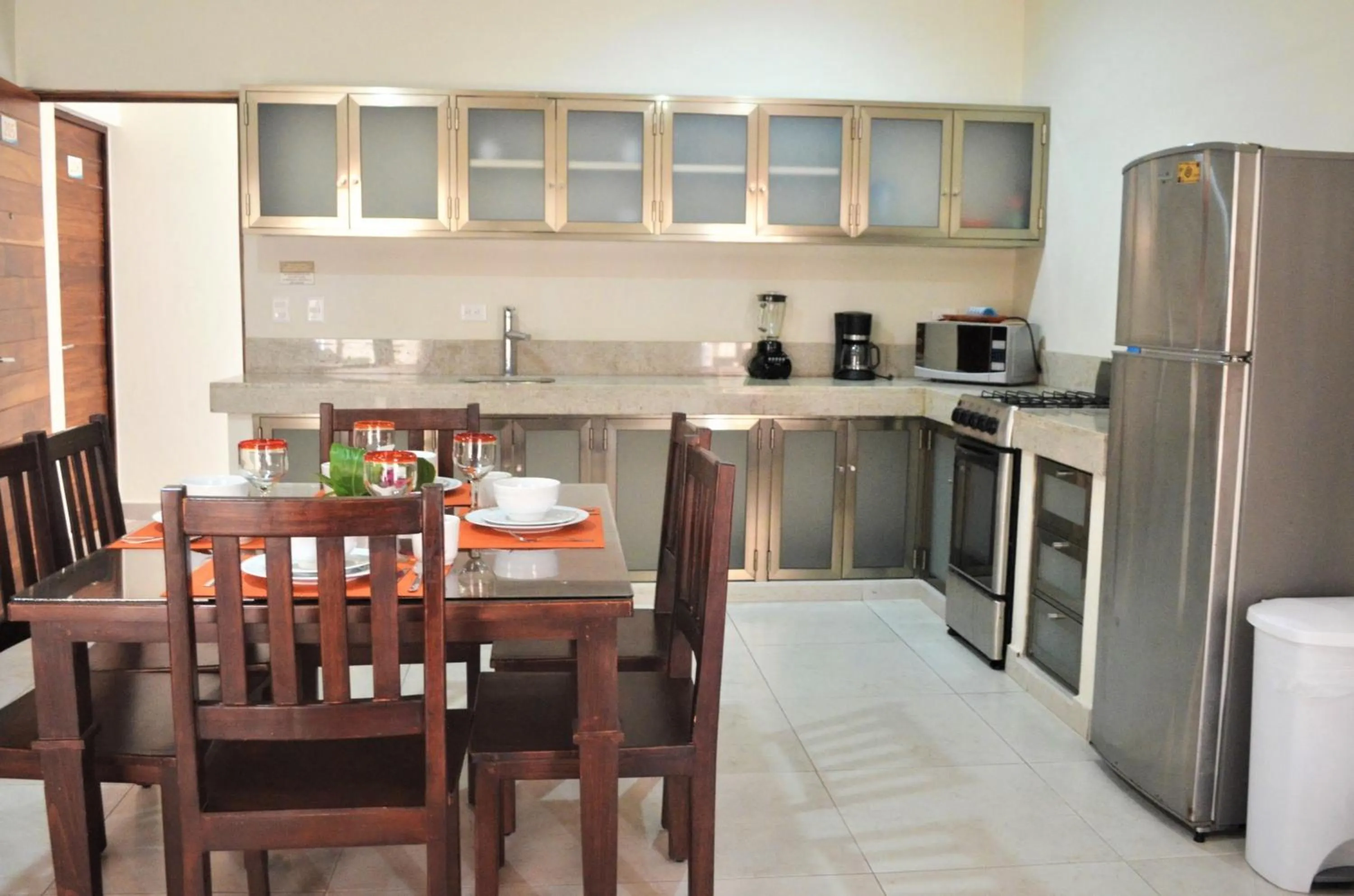 kitchen in Arrecifes Suites