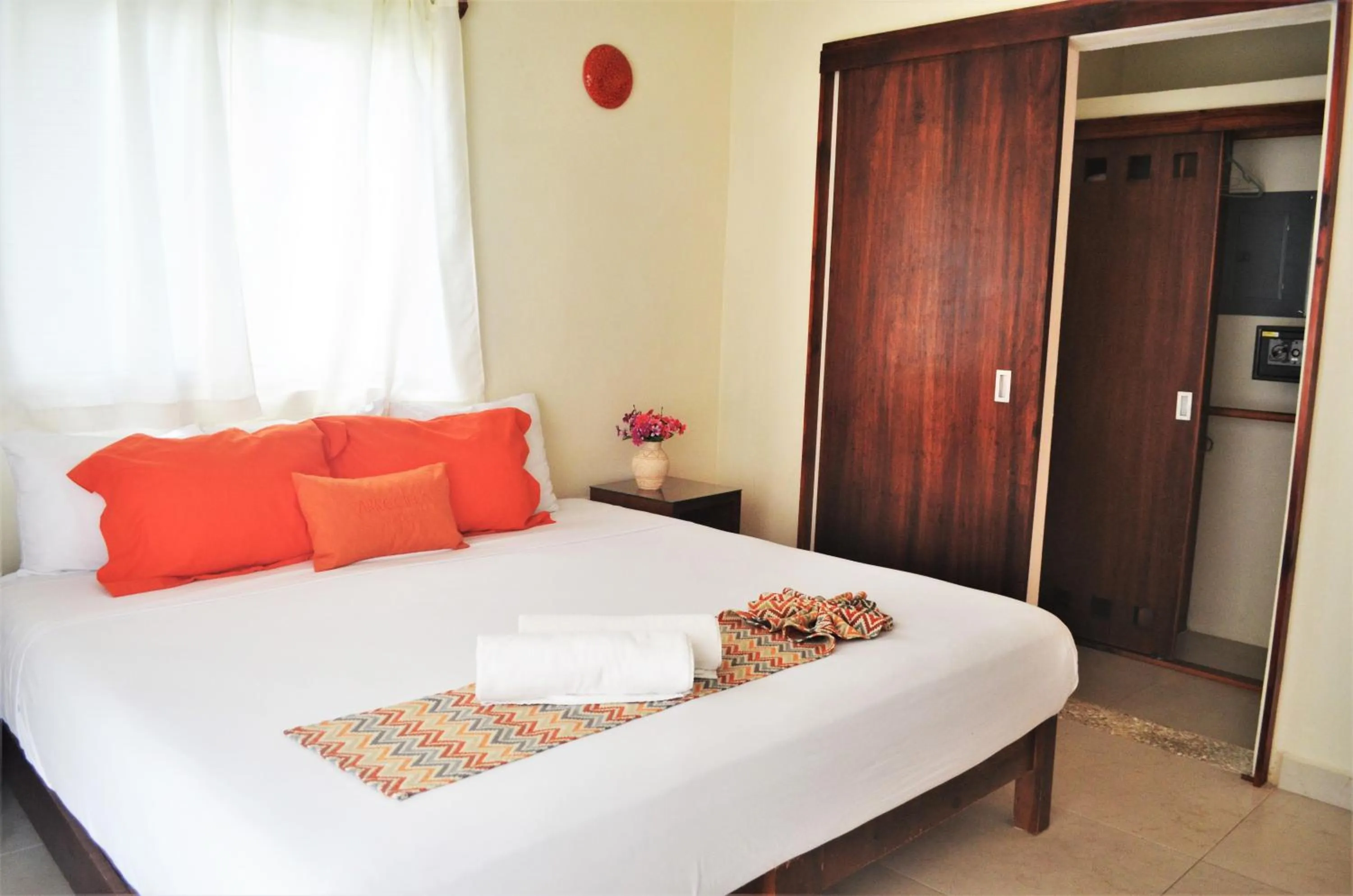 Bed in Arrecifes Suites