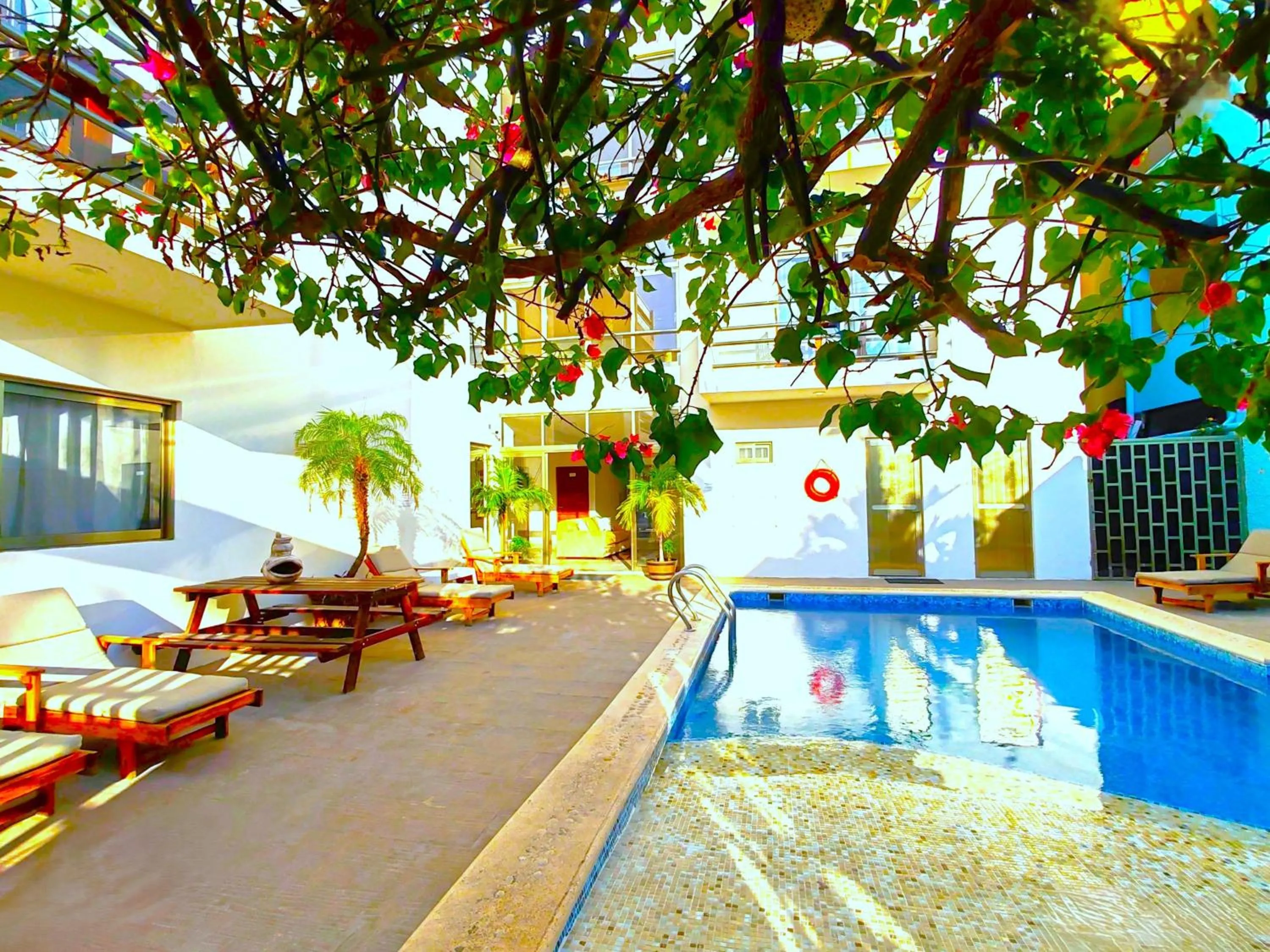 Swimming pool in Arrecifes Suites