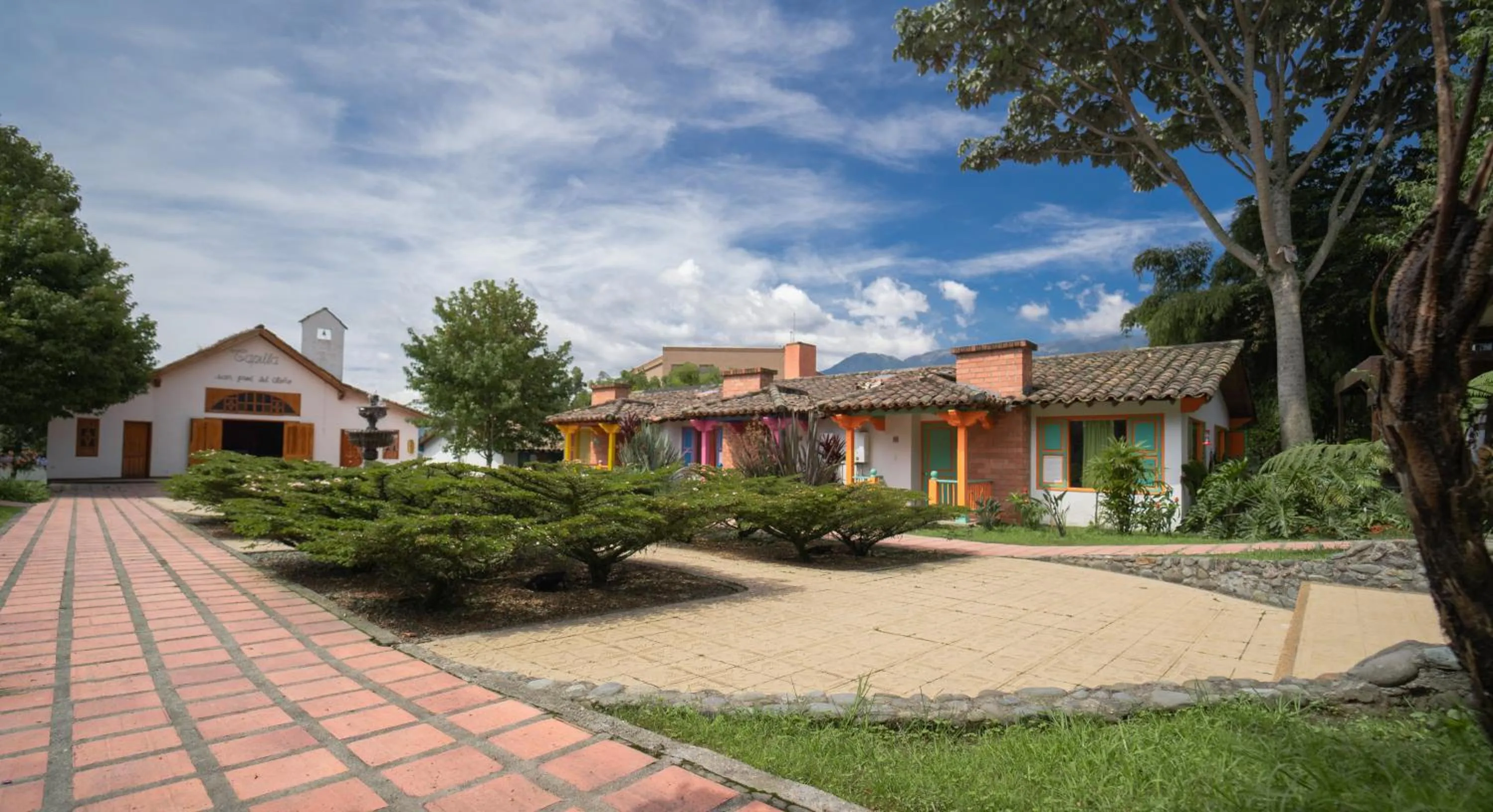 Garden in Termales El Otoño