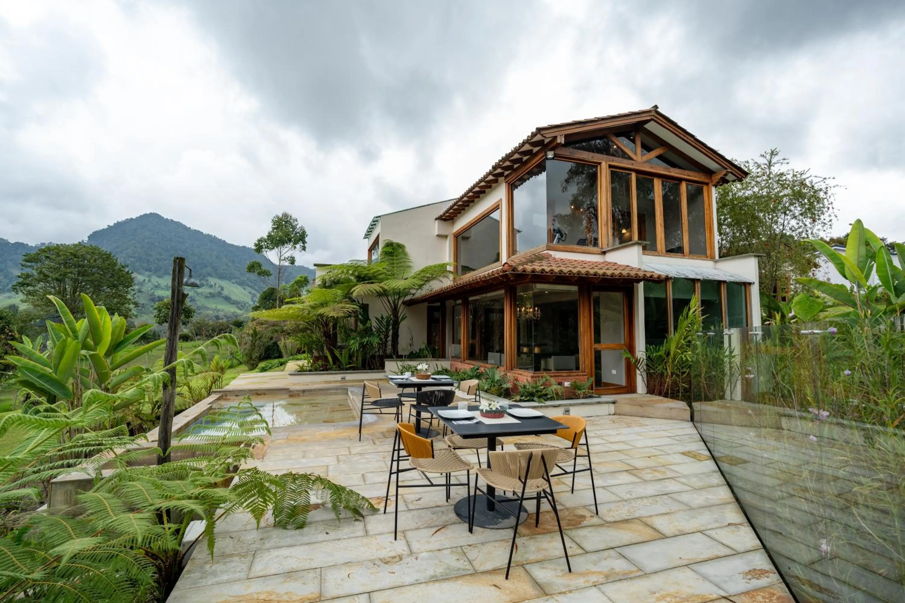Patio in Termales El Otoño