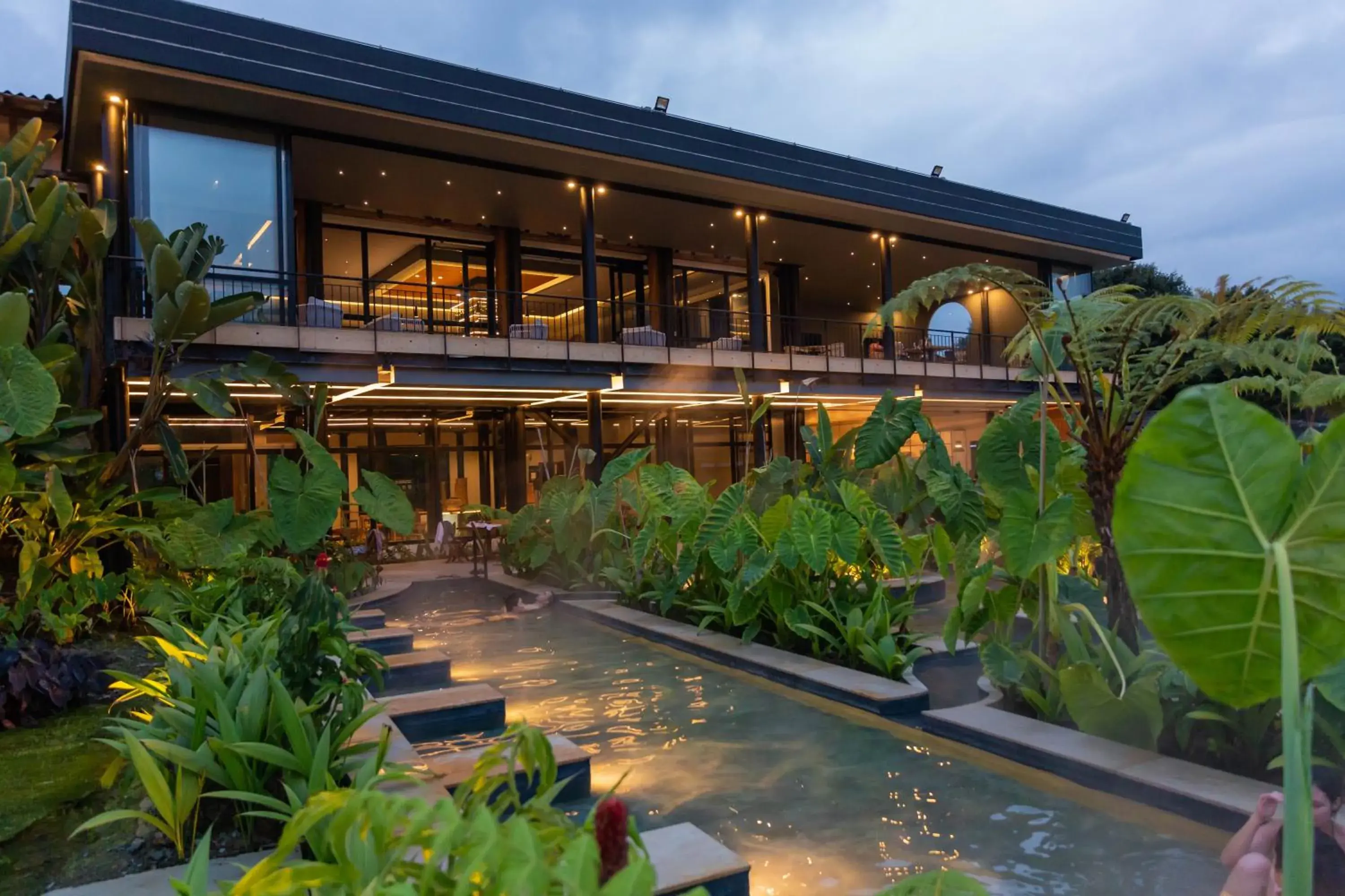 Pool view in Termales El Otoño Pool view in Termales El Otoño