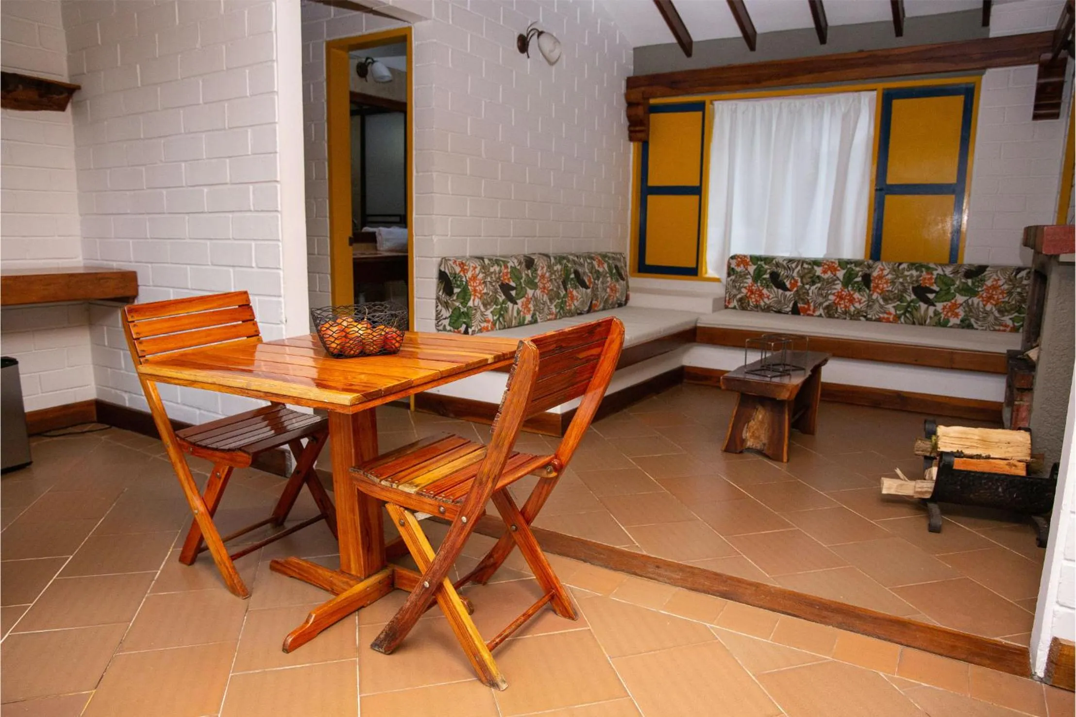 Seating area in Termales El Otoño