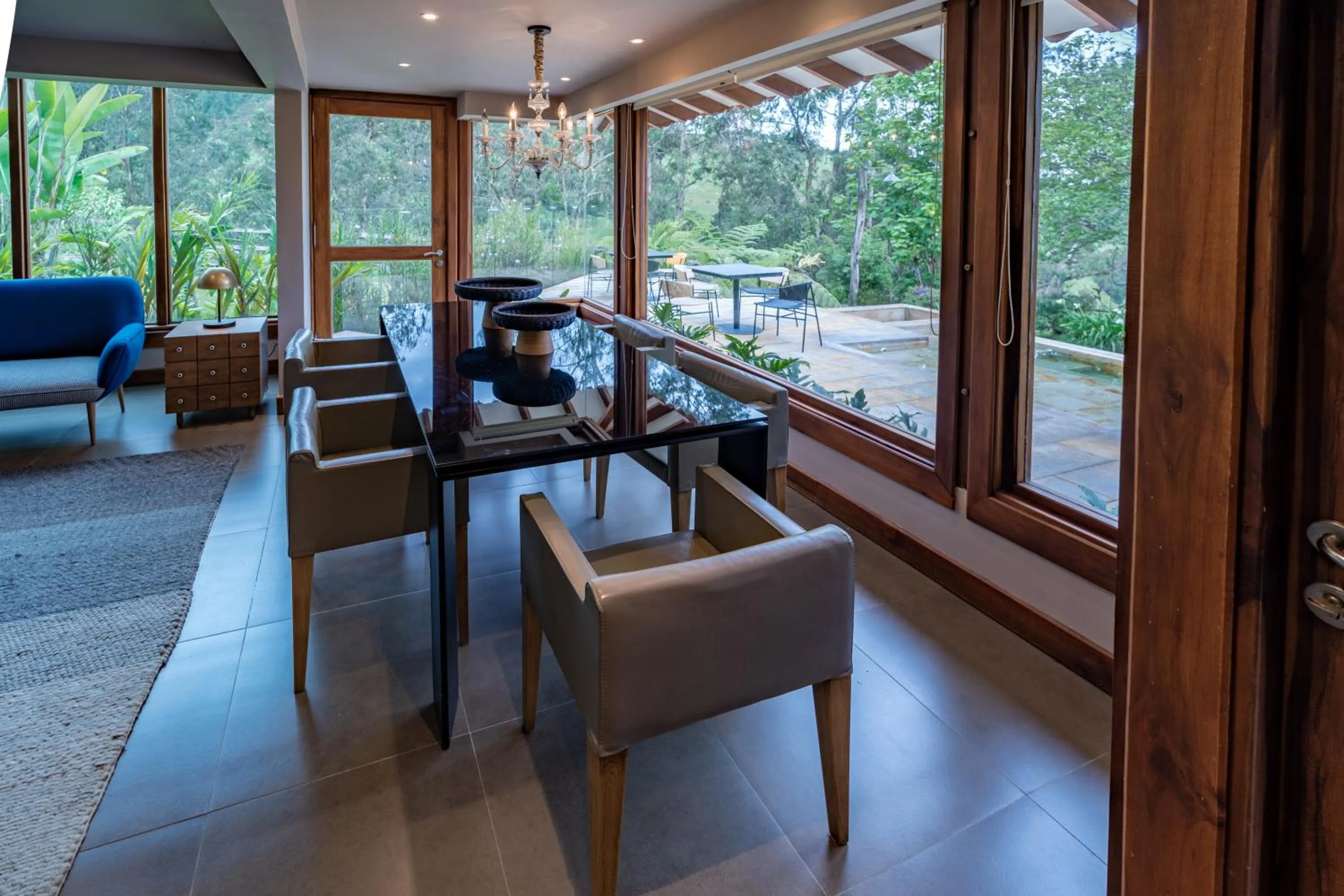 Seating area in Termales El Otoño