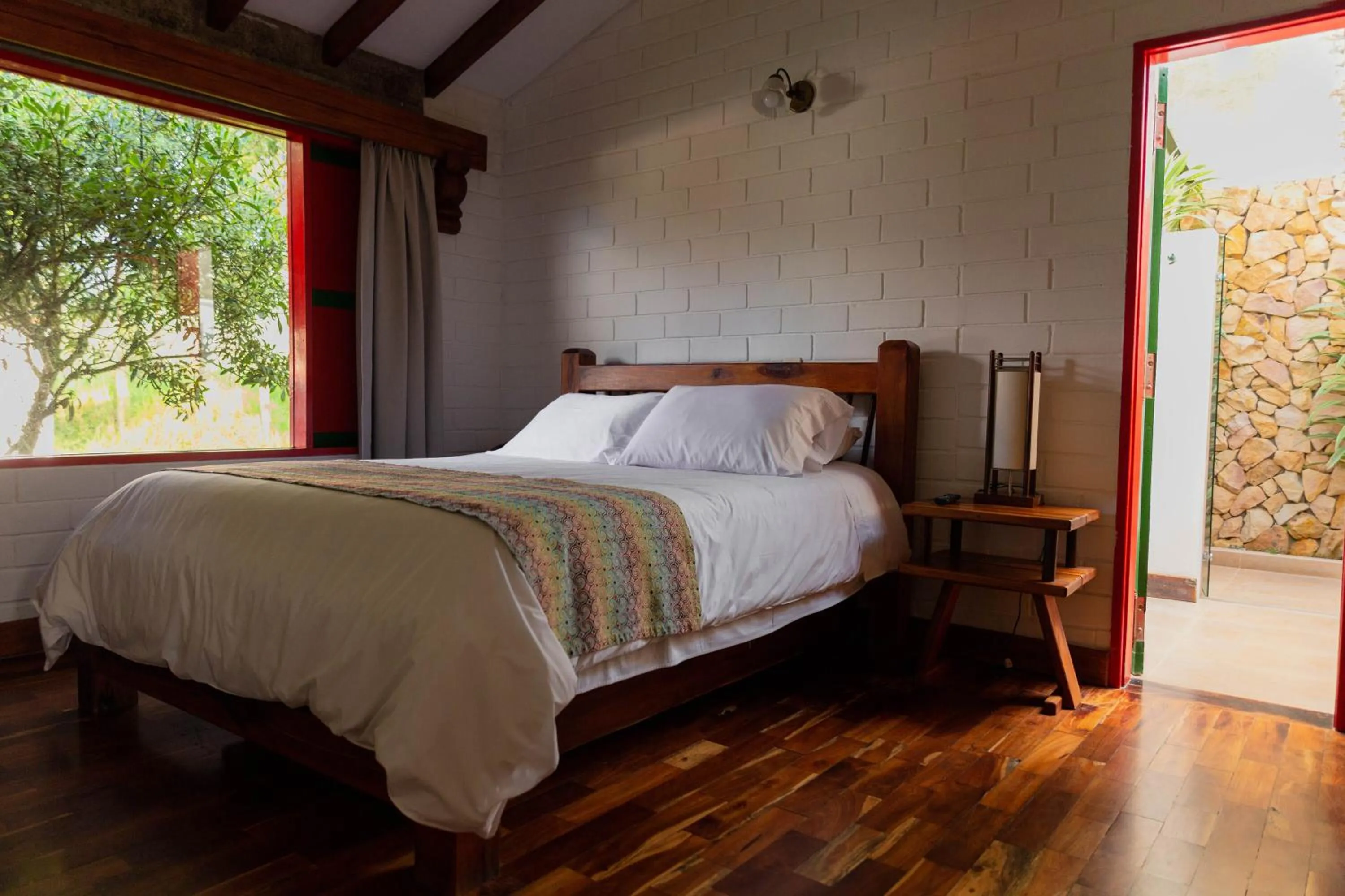 Bedroom, Bed in Termales El Otoño