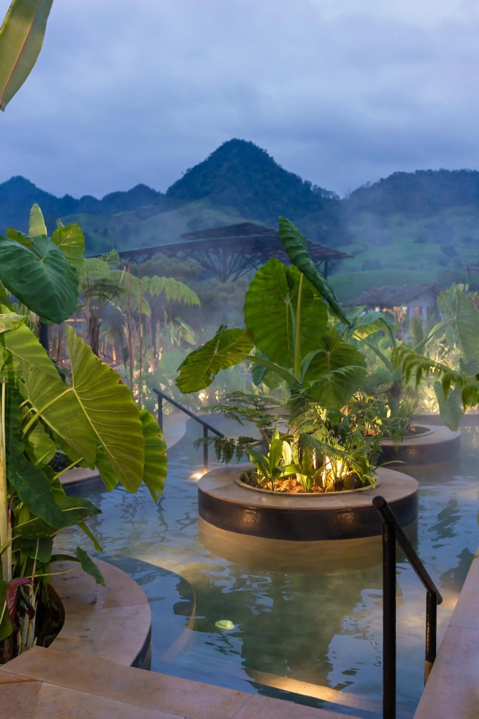 Garden in Termales El Otoño