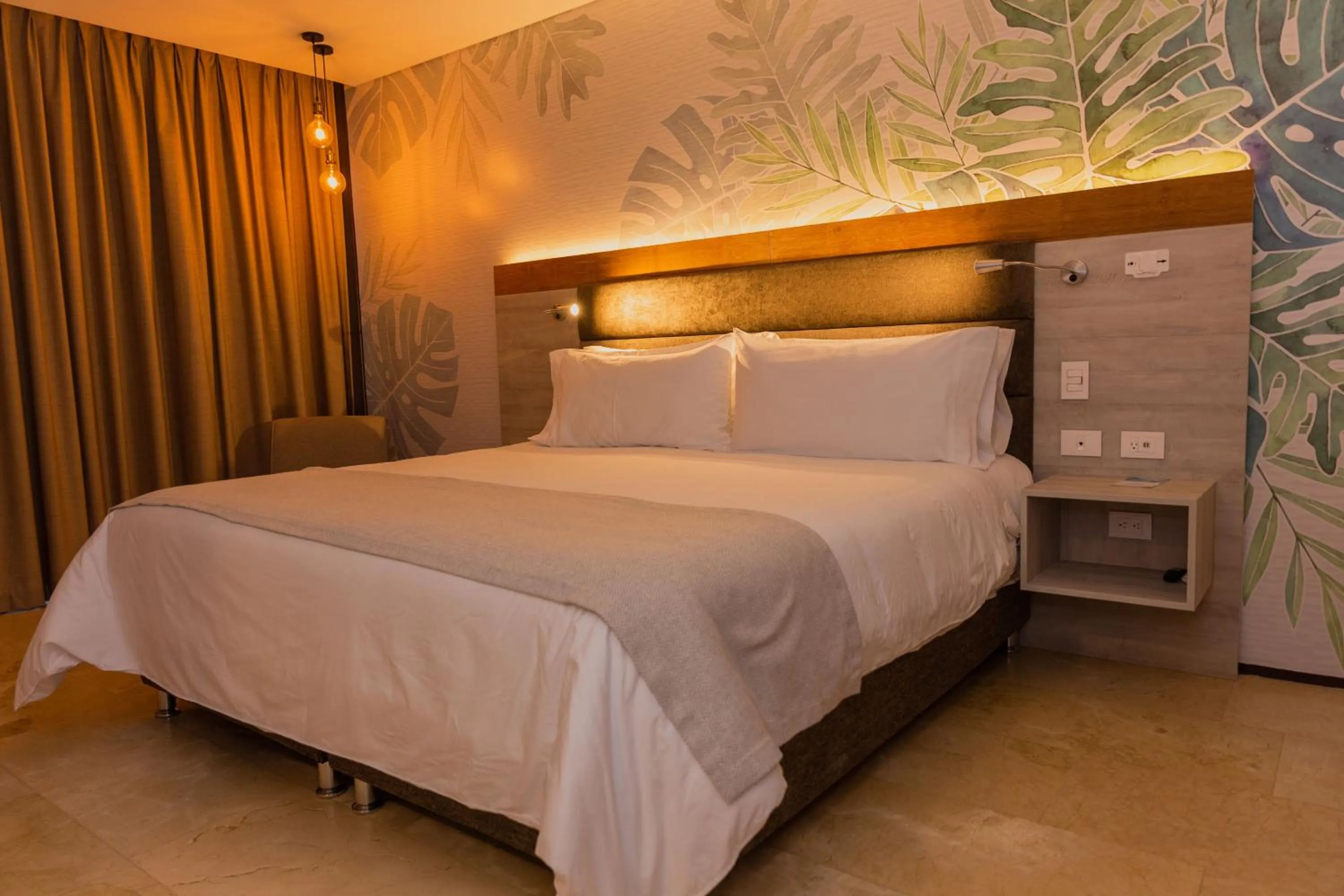 Bedroom, Bed in Termales El Otoño