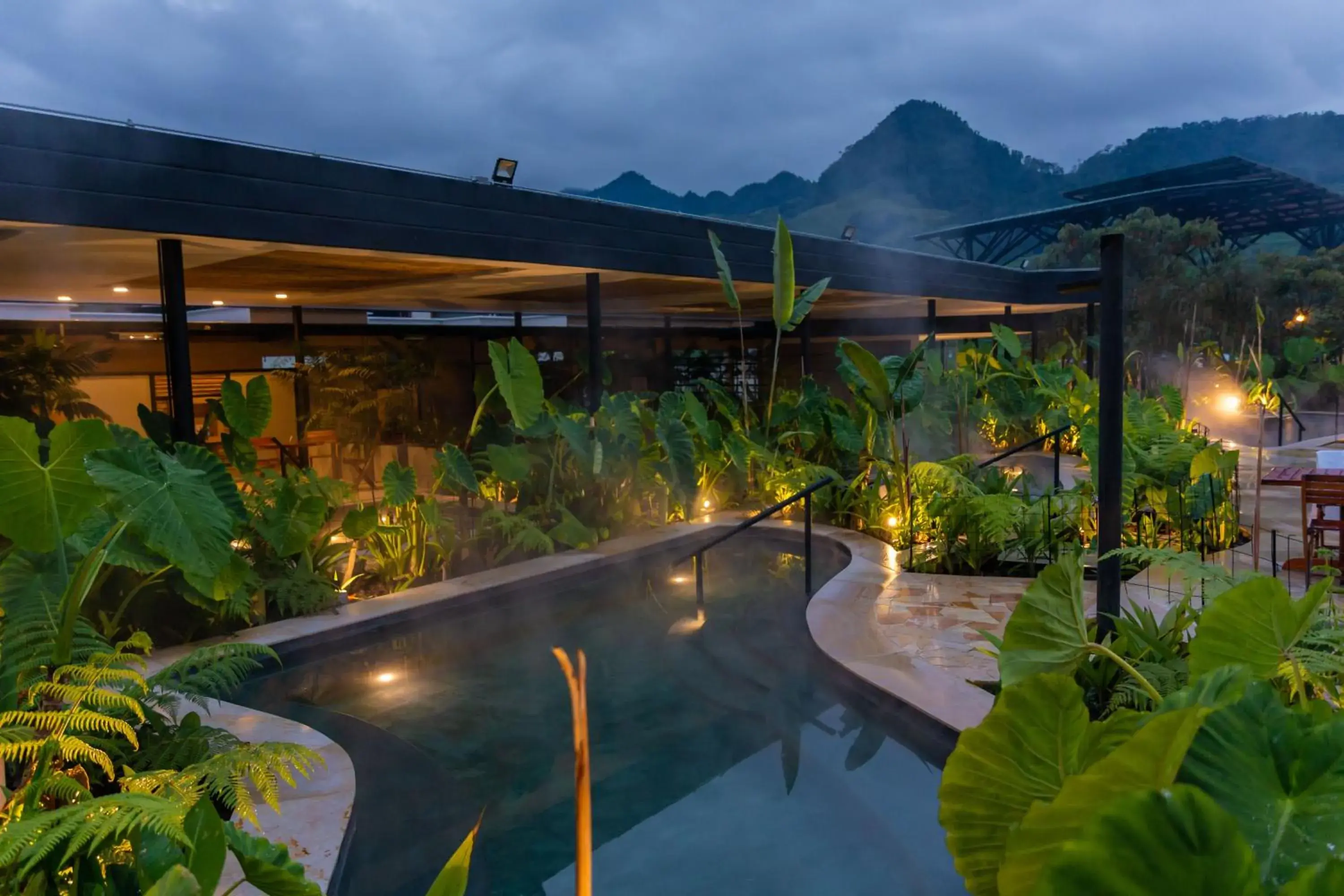 Swimming pool in Termales El Otoño Swimming pool in Termales El Otoño