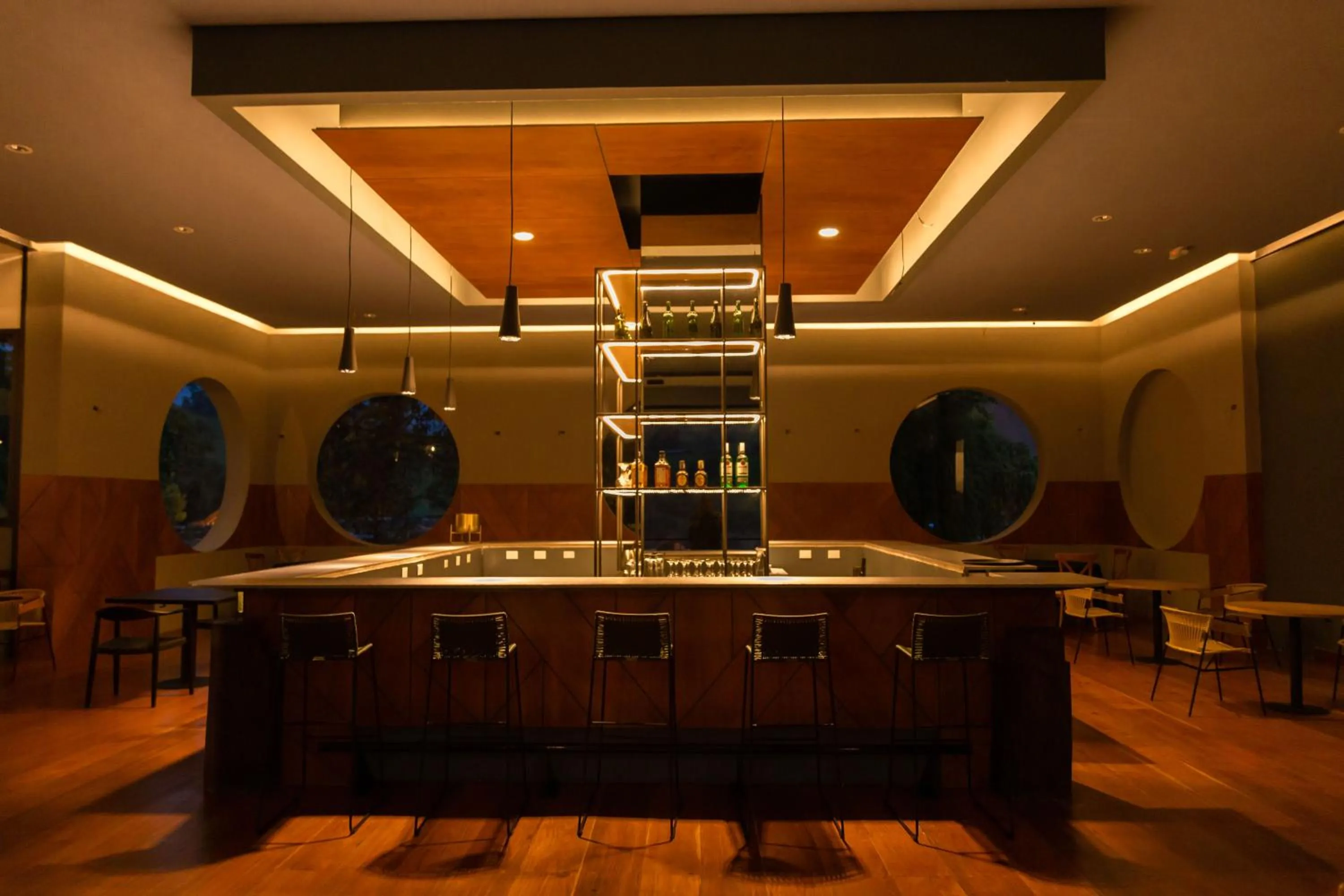 Lounge or bar in Termales El Otoño