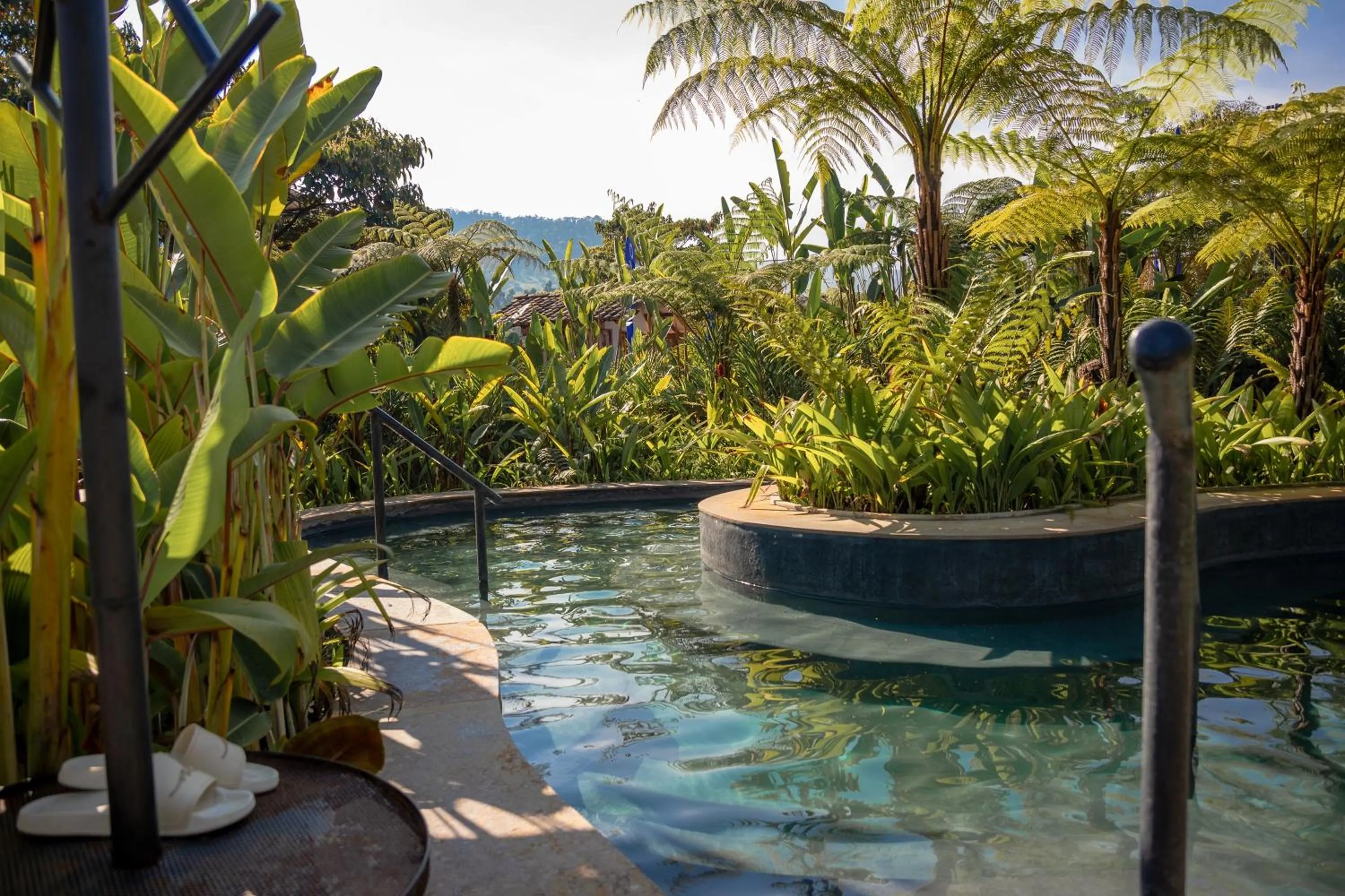 Pool view in Termales El Otoño