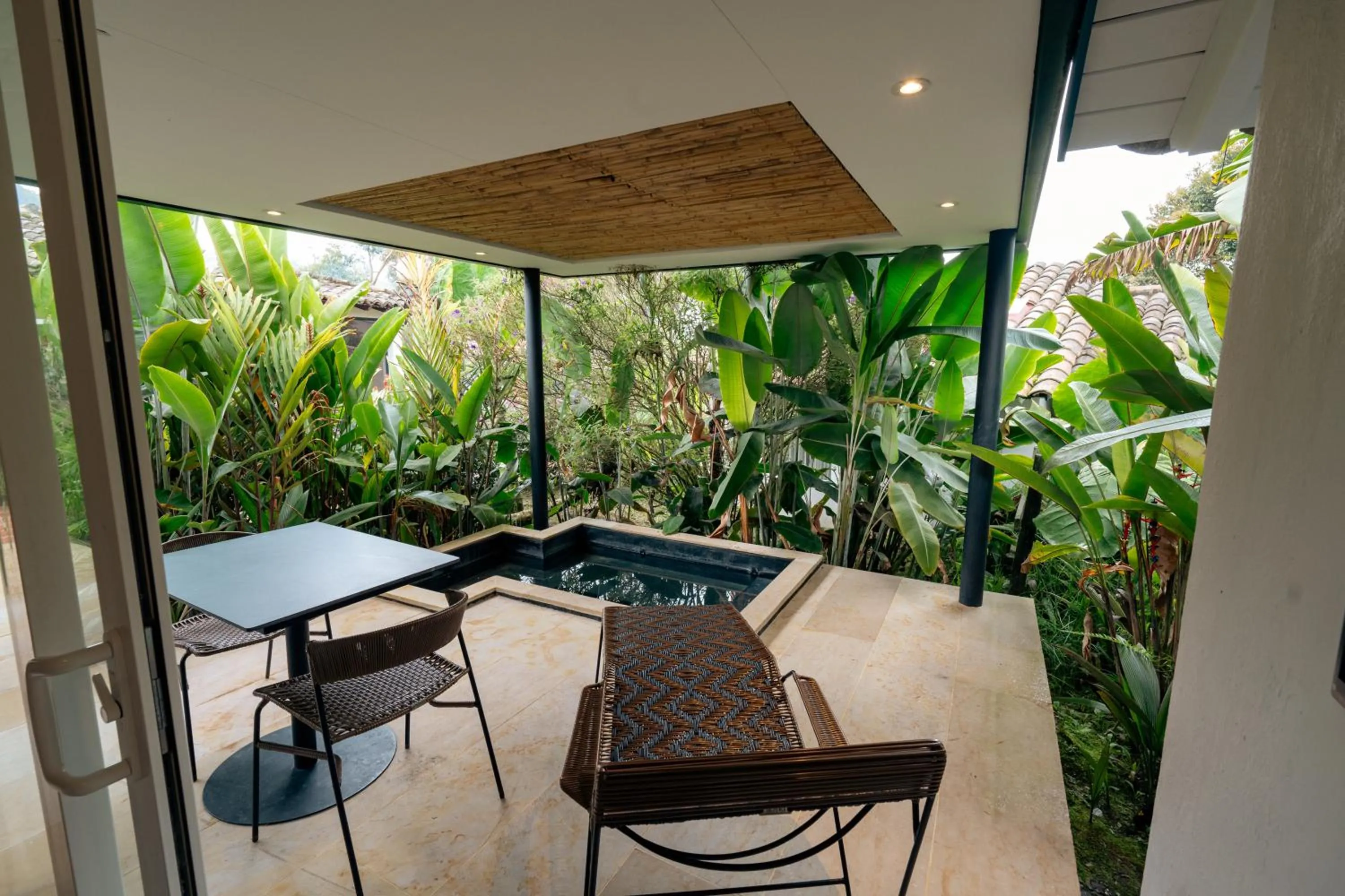 Patio in Termales El Otoño