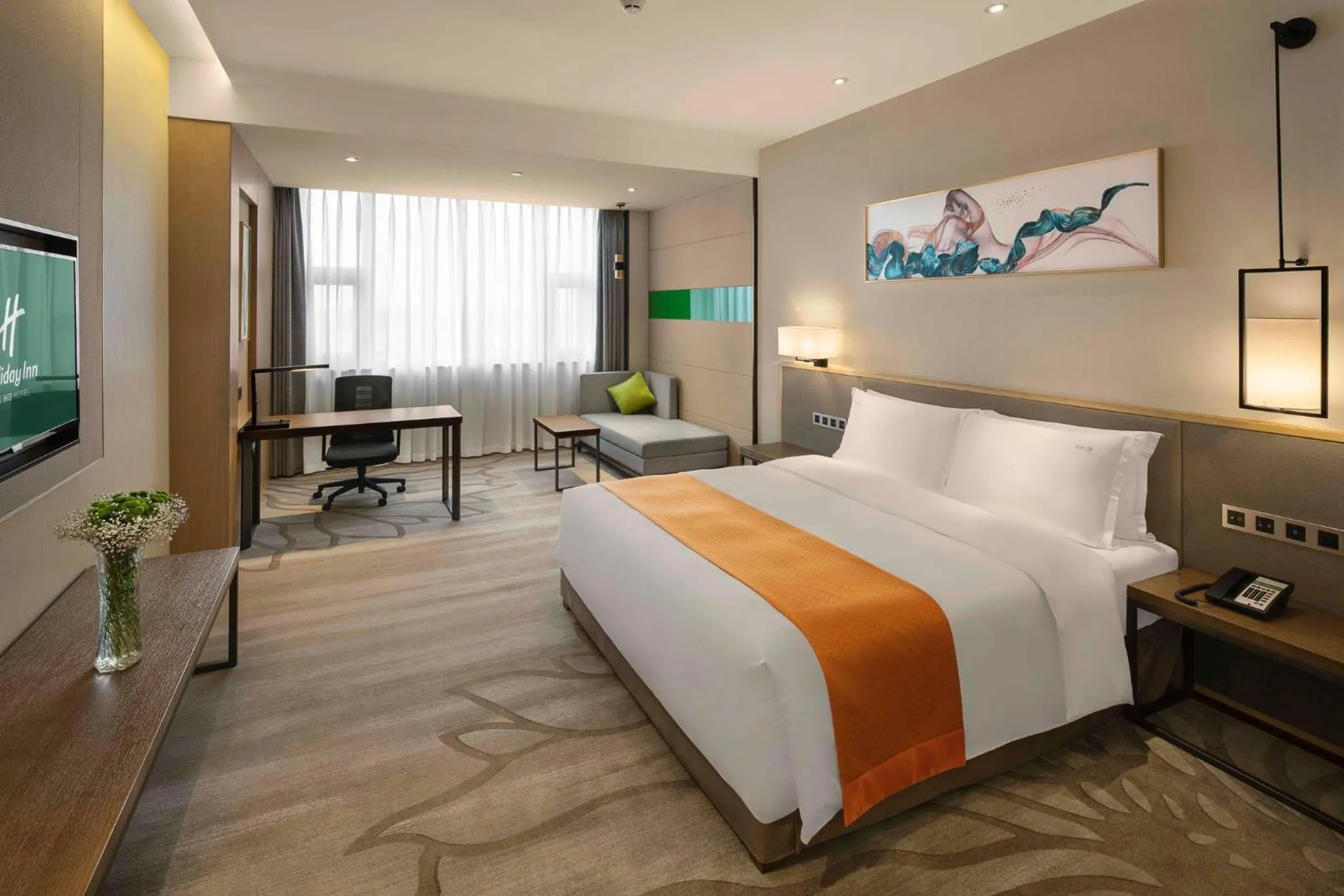 Photo of the whole room, Bed in Holiday Inn Chengdu Airport by IHG