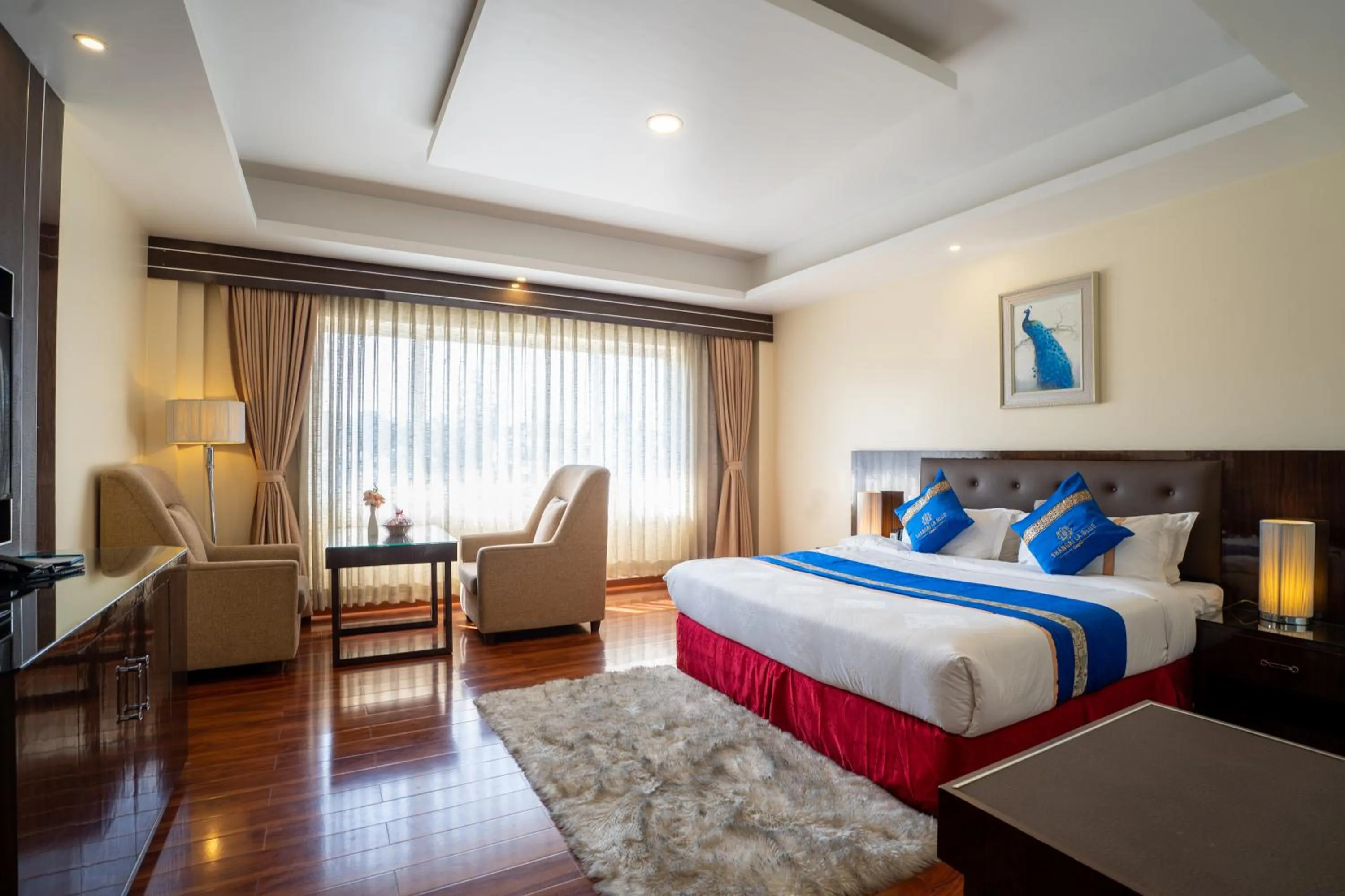 Bedroom, Bed in Shangrila Blu Hotel