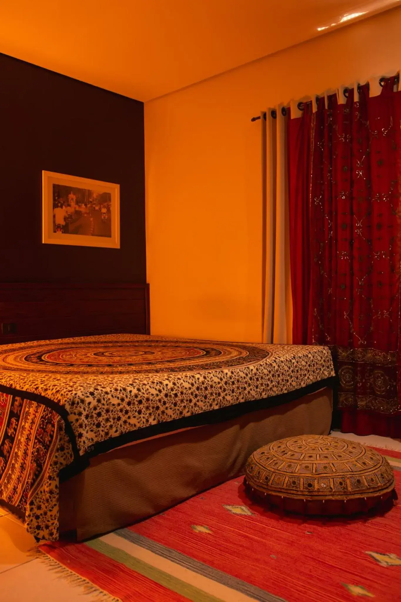 Bed in Taj Hotel Bed in Taj Hotel