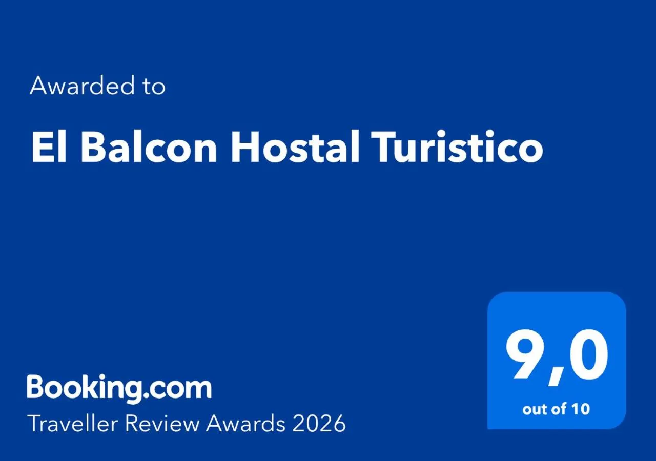 Certificate/Award in El Balcon Hostal Turistico