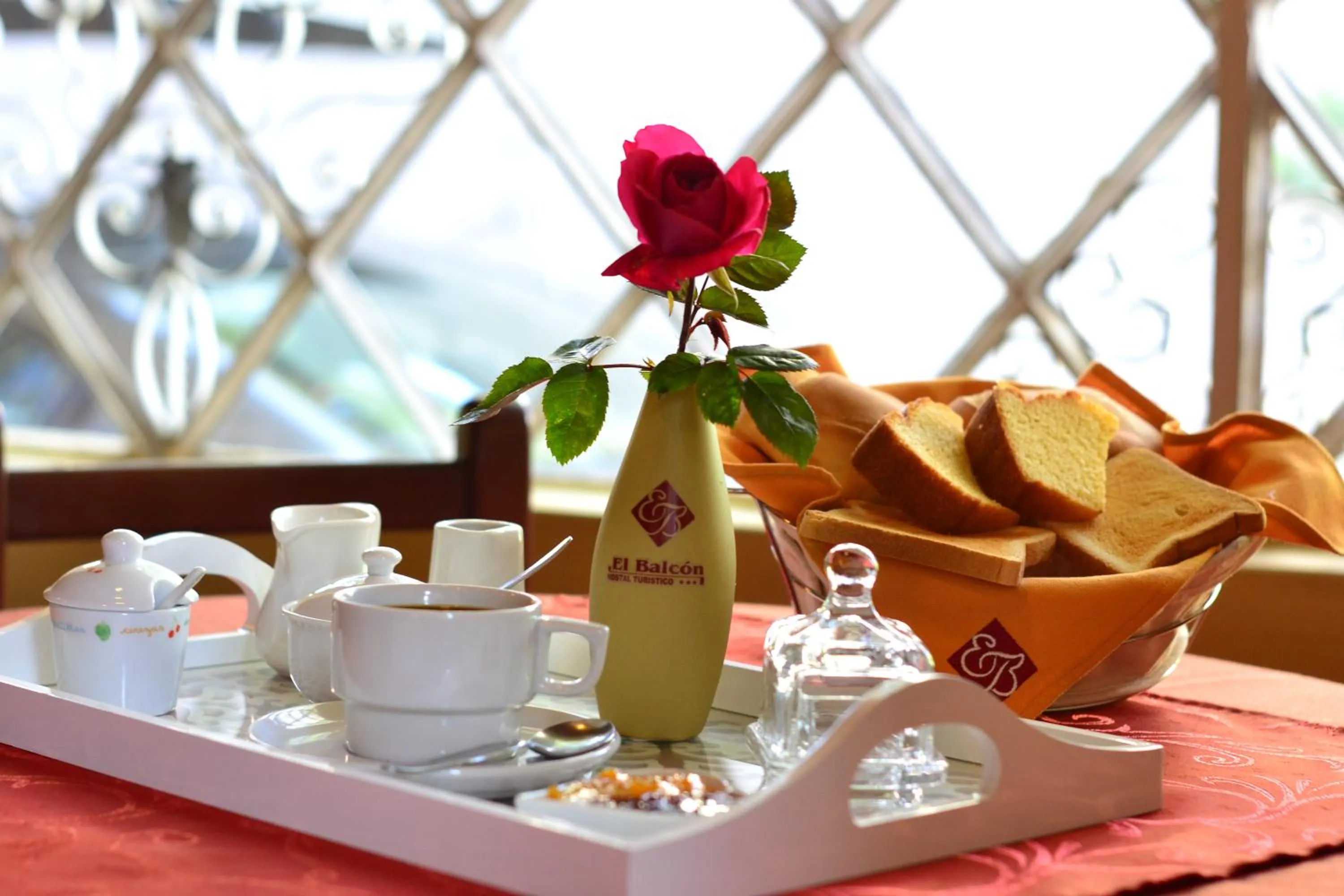 Buffet breakfast in El Balcon Hostal Turistico