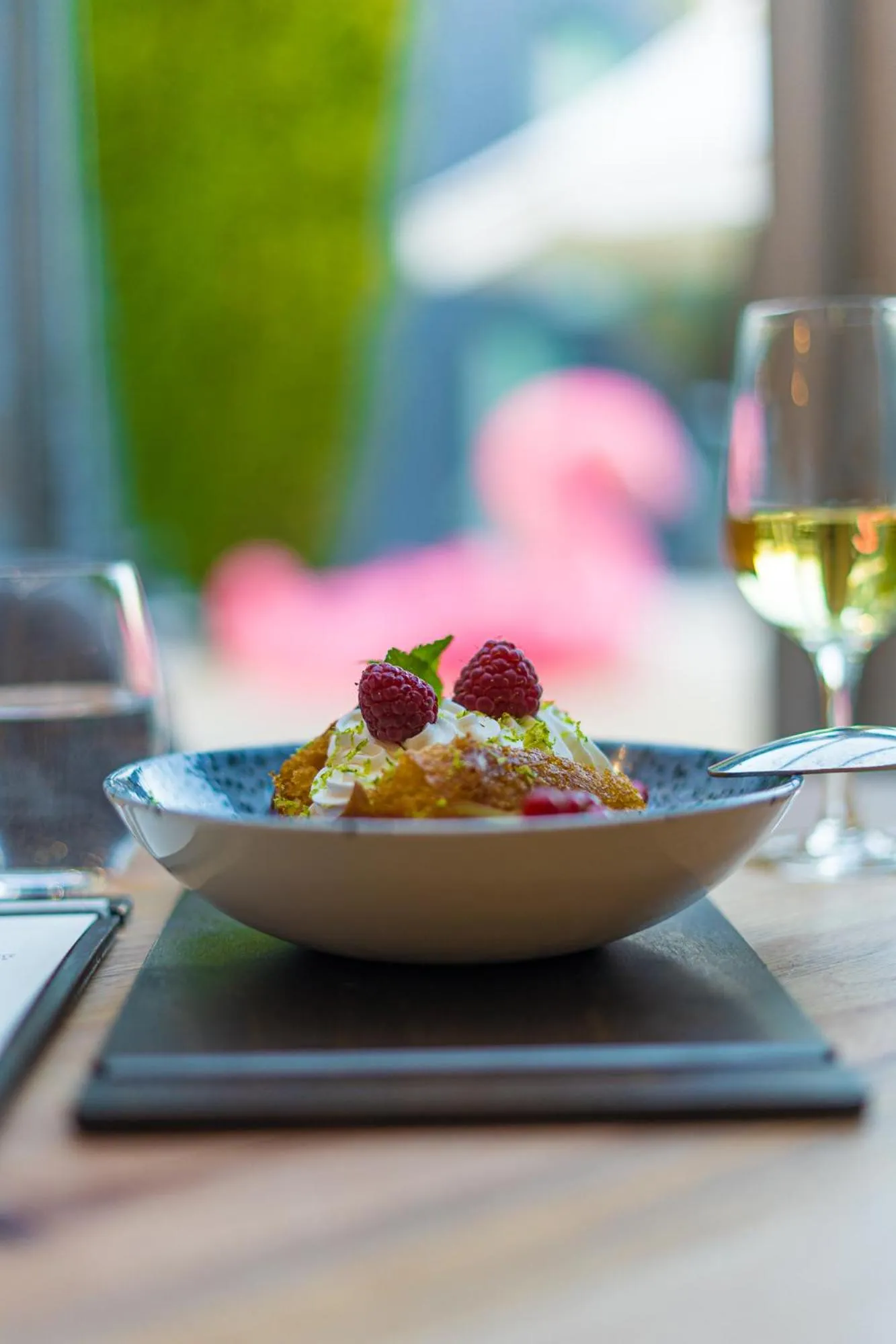 Food in PoMo Hôtel & Restaurant