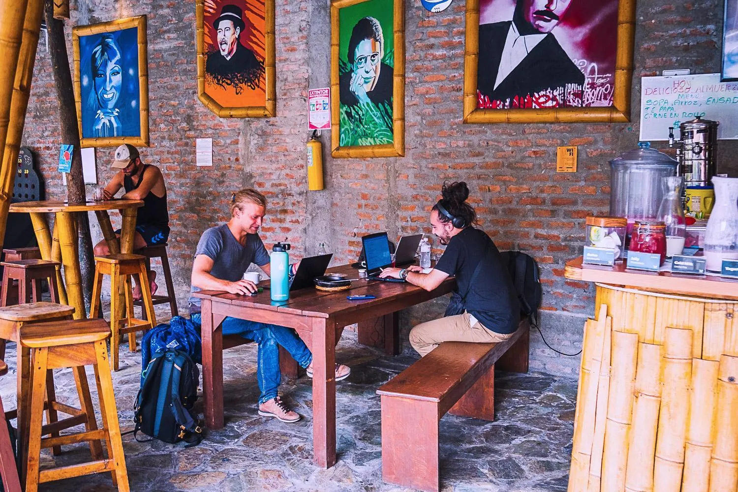 Seating area in Viajero Hostel Cali & Salsa School