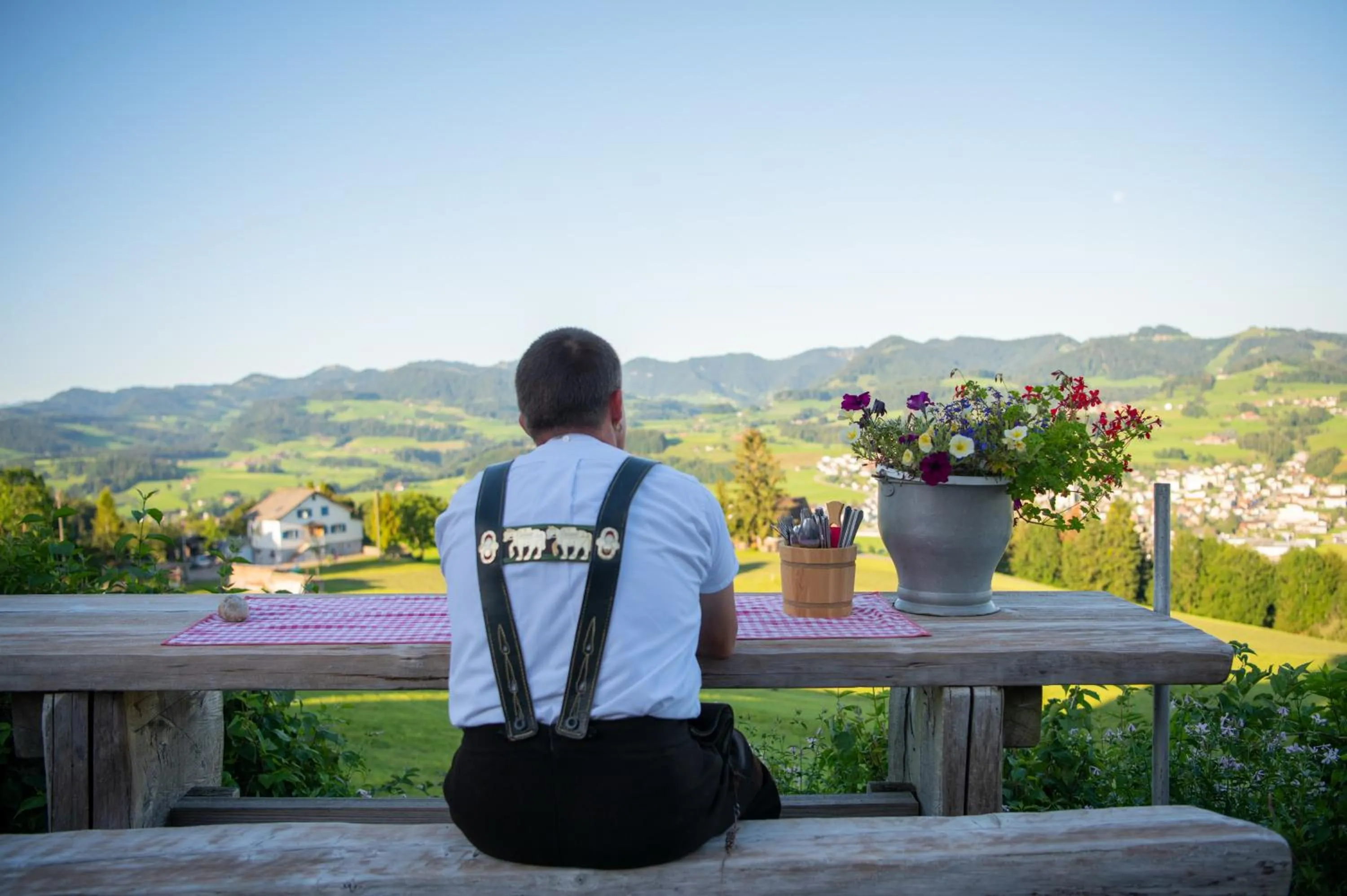 Natural landscape in Restaurant und Kaeserei Berghof