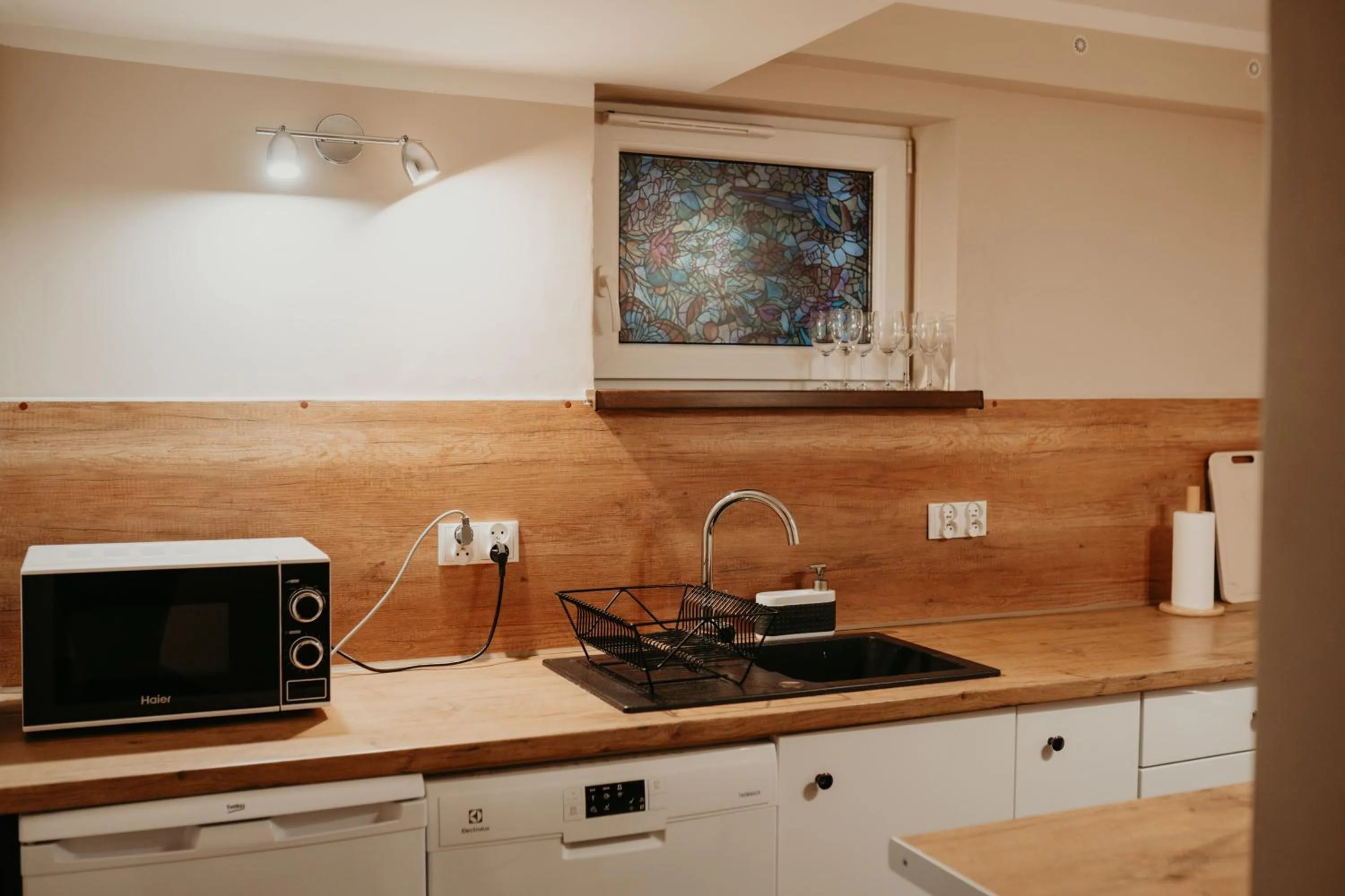 Kitchen or kitchenette in Villa Paula