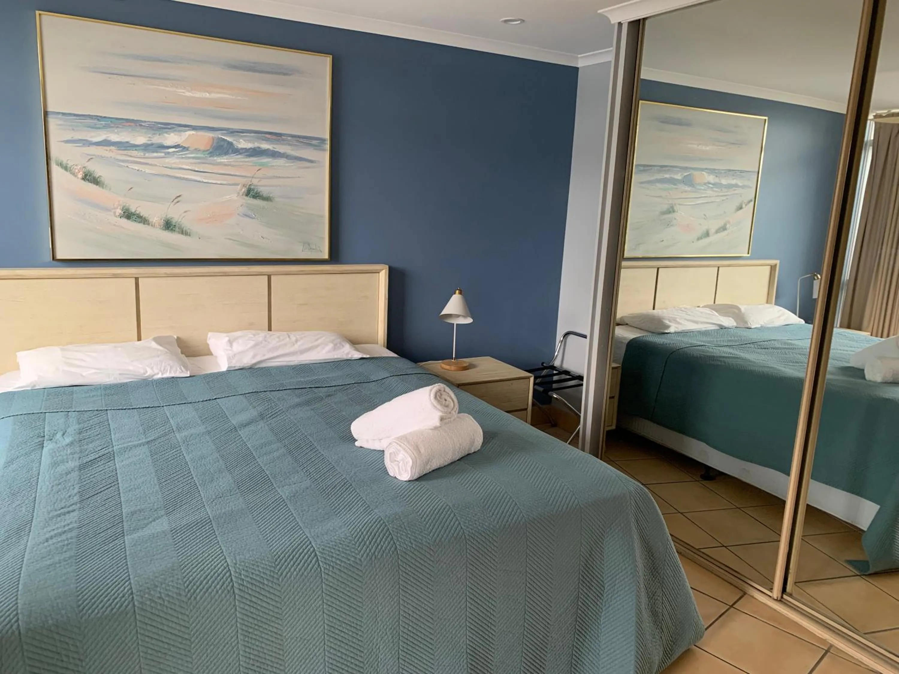 Bed in Northpoint Holiday Apartments