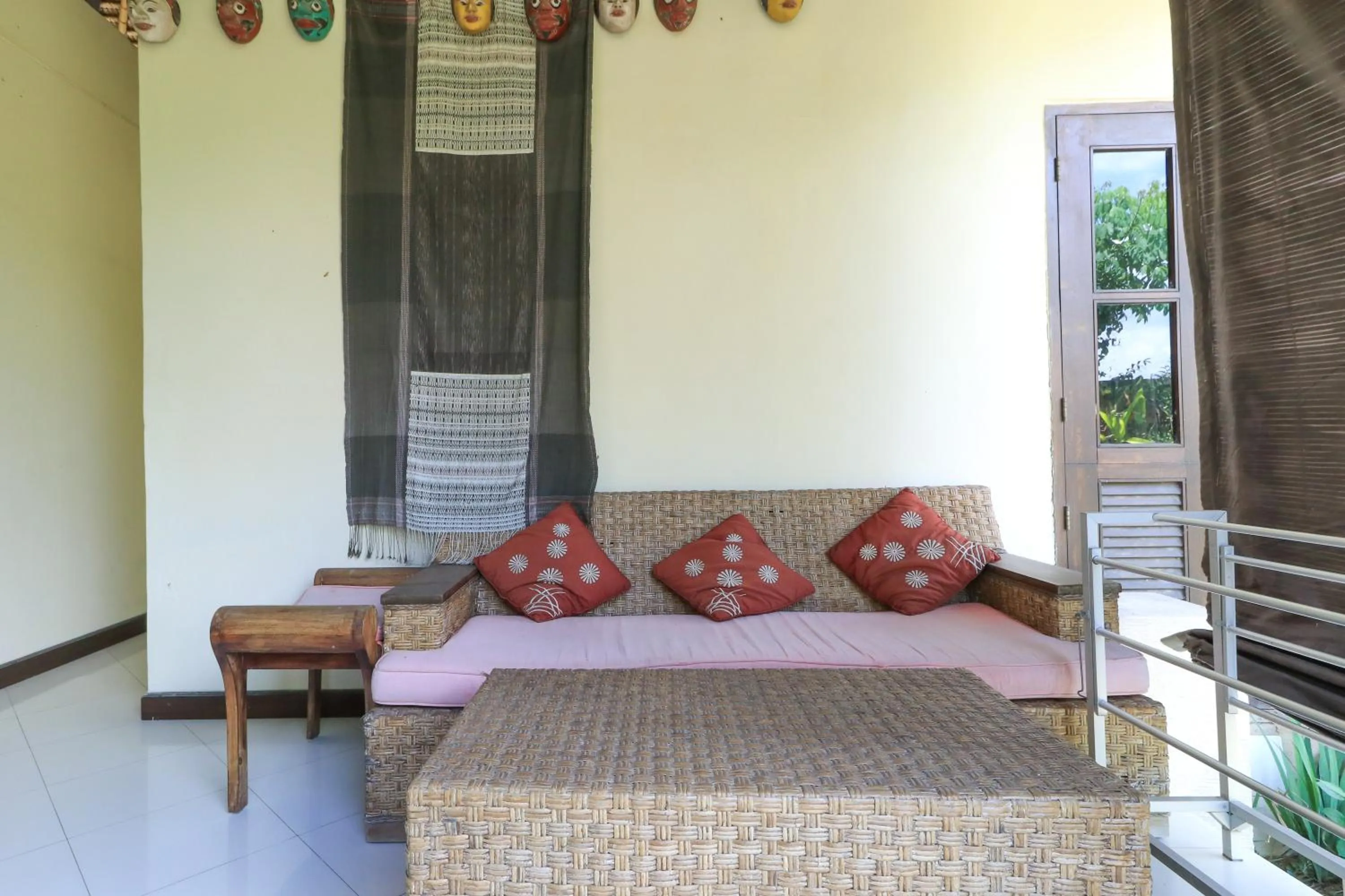 Seating area in Ubud Chez Nyoman