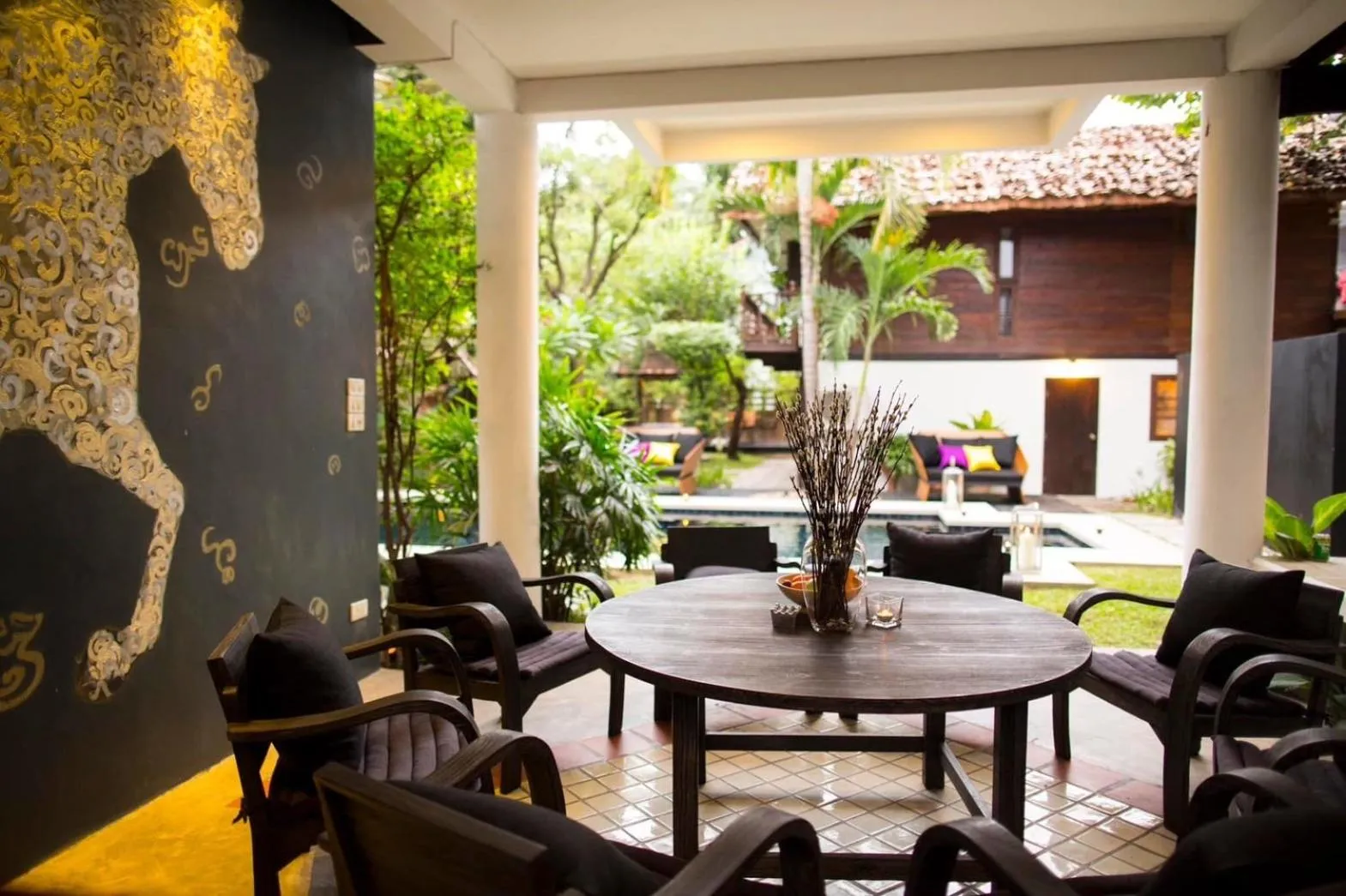 Seating area in Tolani Northgate Villa Chiang Mai