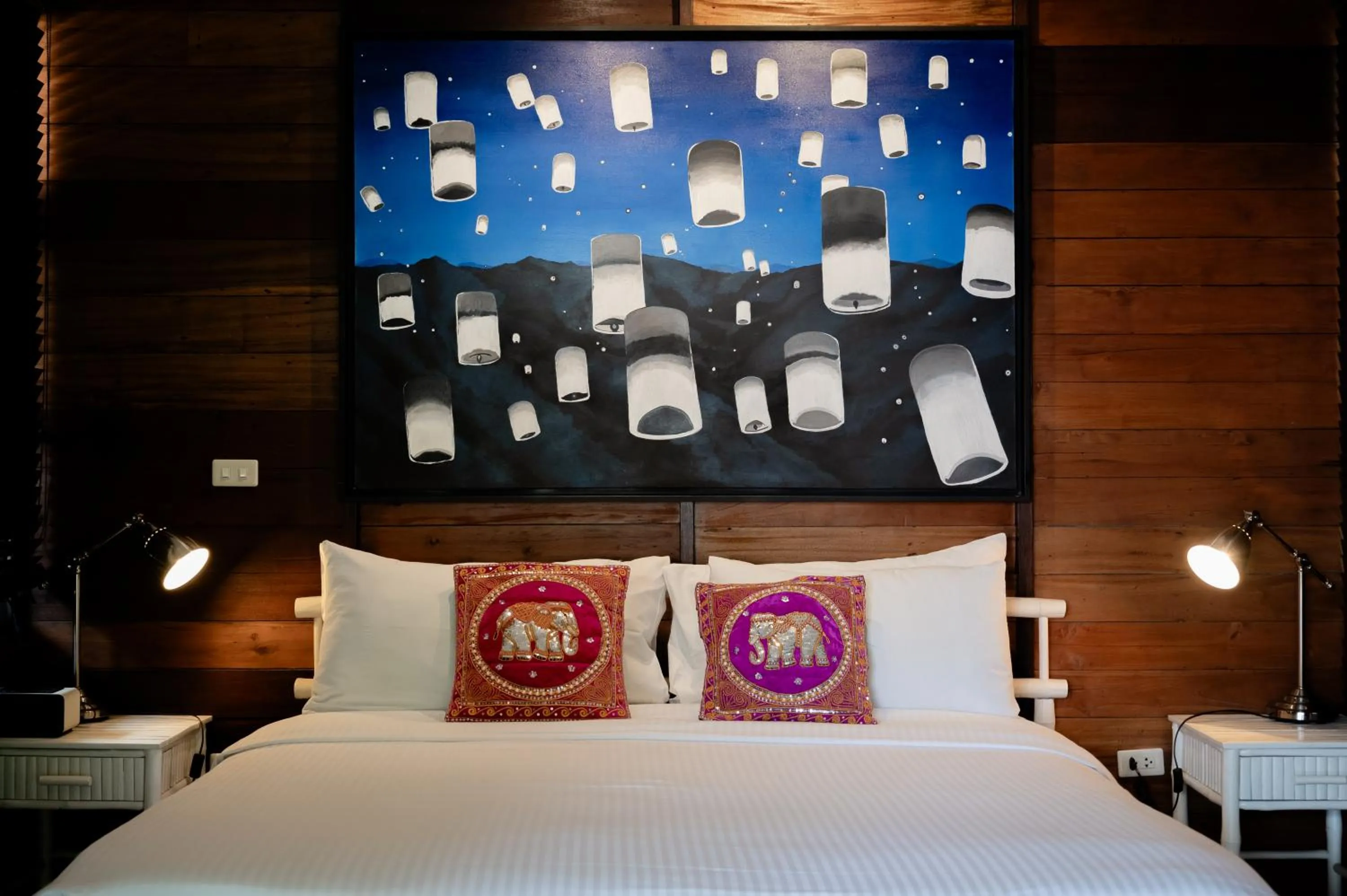 Bed in Tolani Northgate Villa Chiang Mai