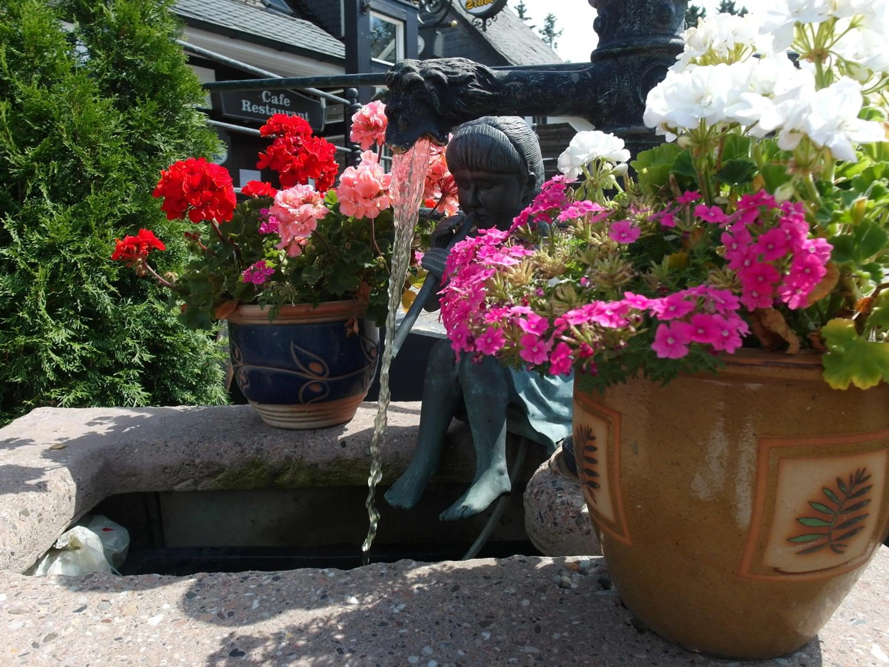 Patio in Hotel Clemens