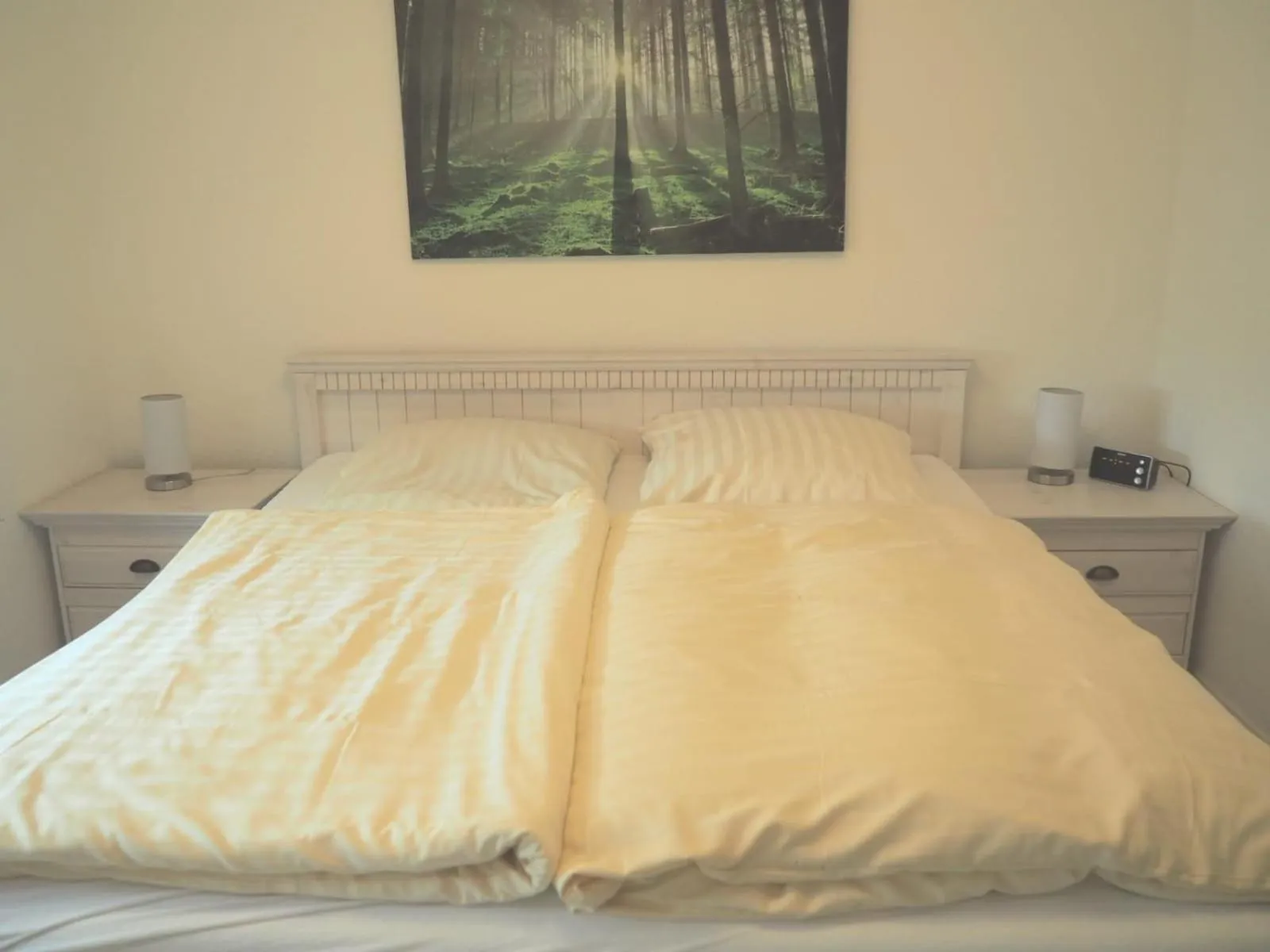 Bed in Hotel Clemens