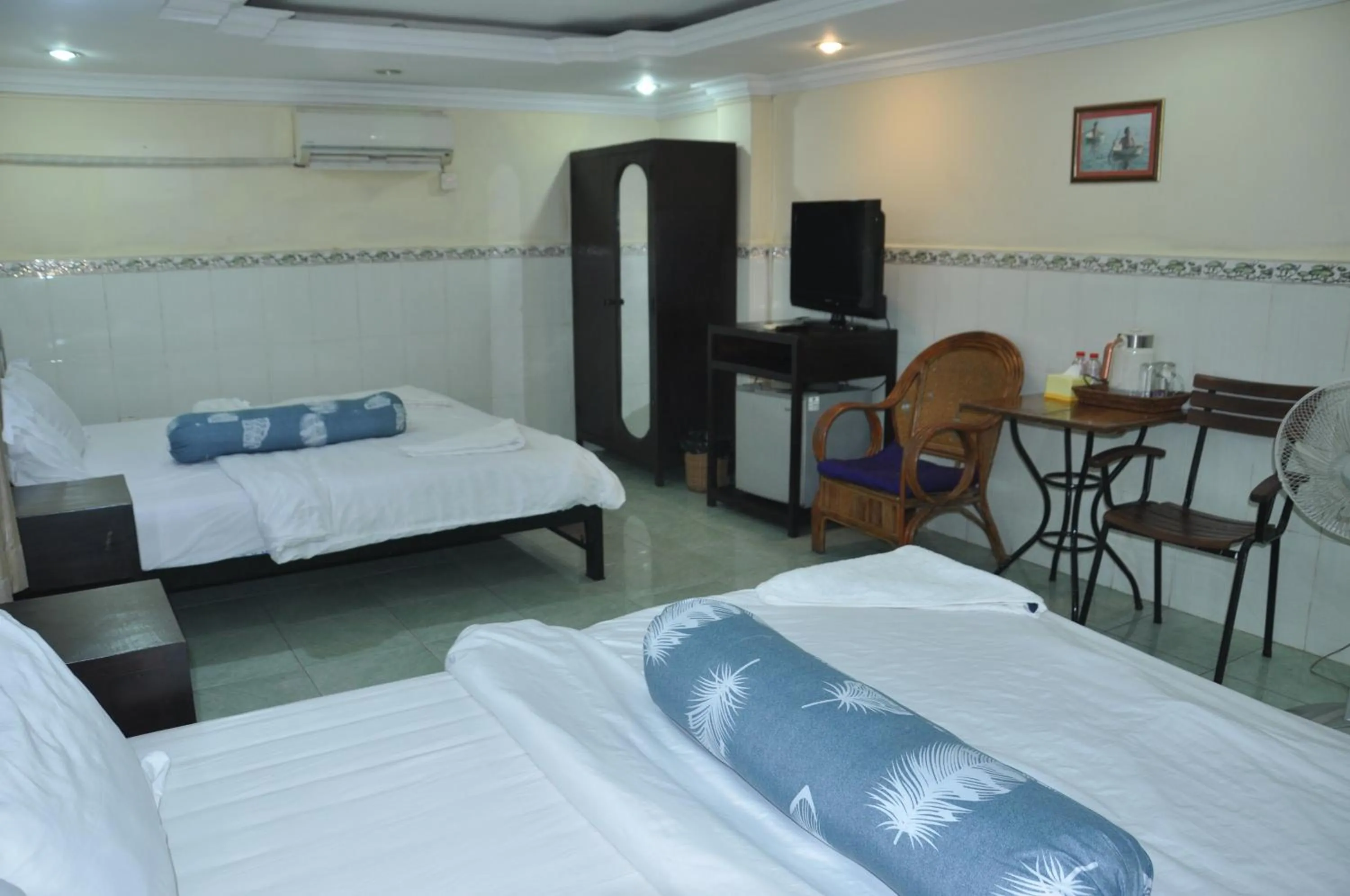 Bed in Velkommen Guesthouse Phnom Penh