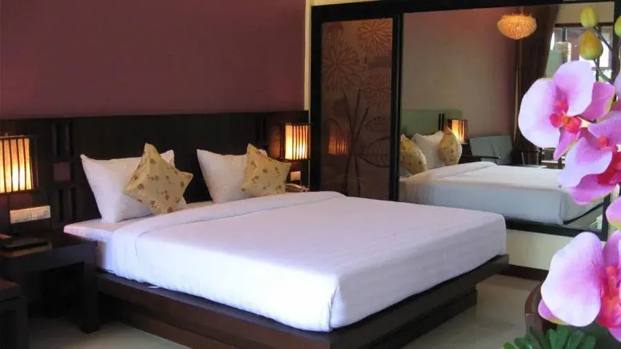 Bed in Palm Sweet Resort Bed in Palm Sweet Resort