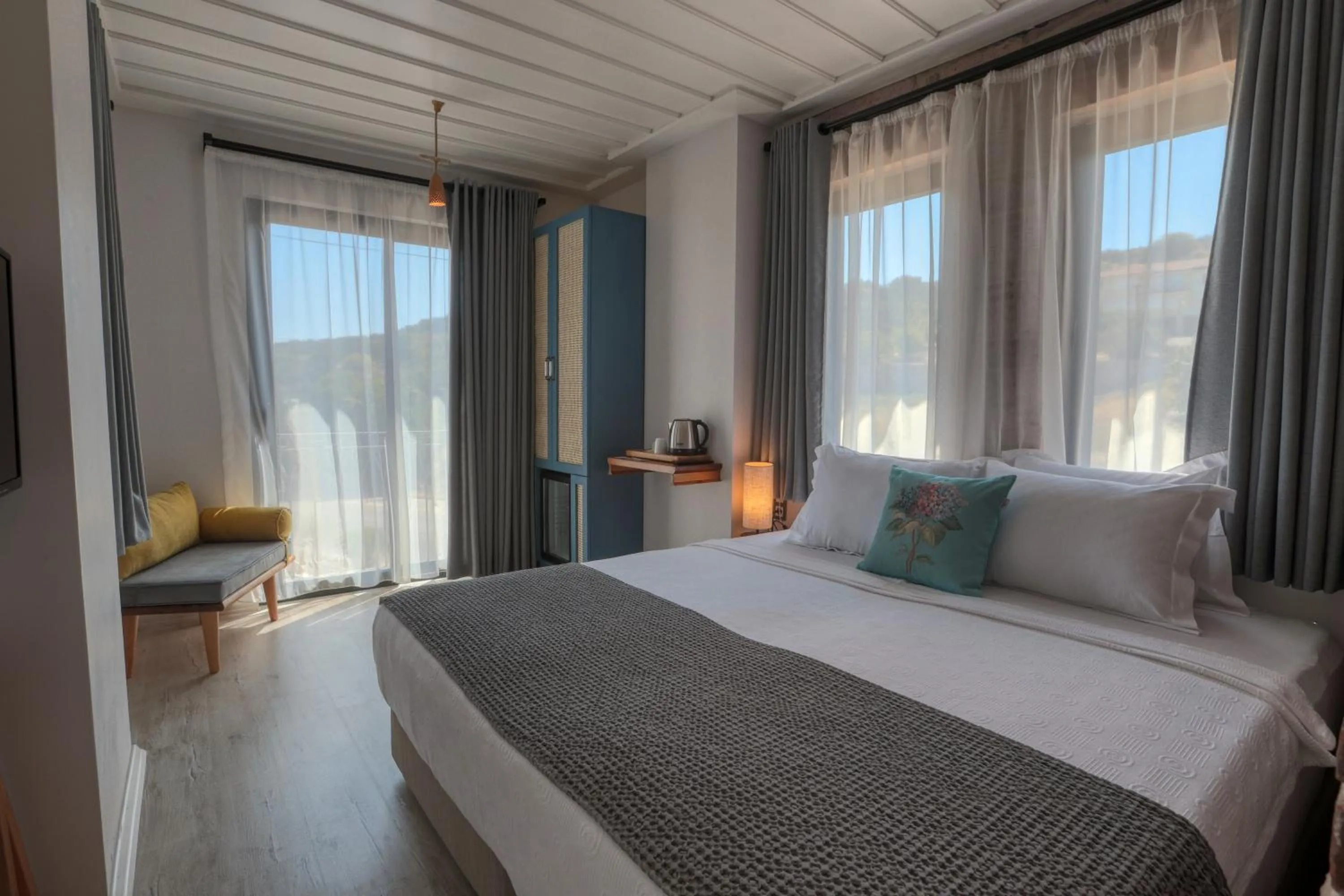 Bed in Sukha Cunda Otel