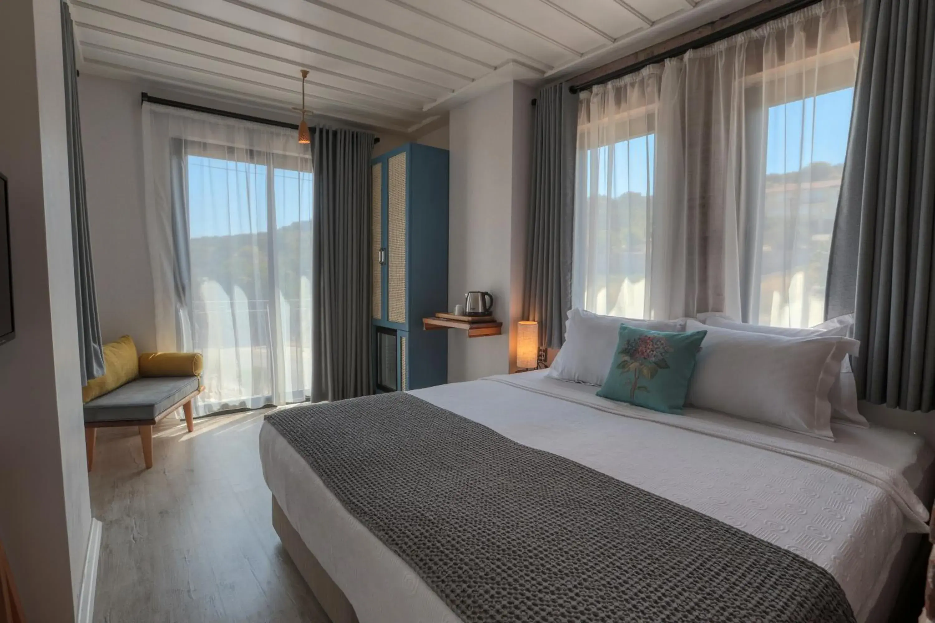 Bed in Sukha Cunda Otel Bed in Sukha Cunda Otel