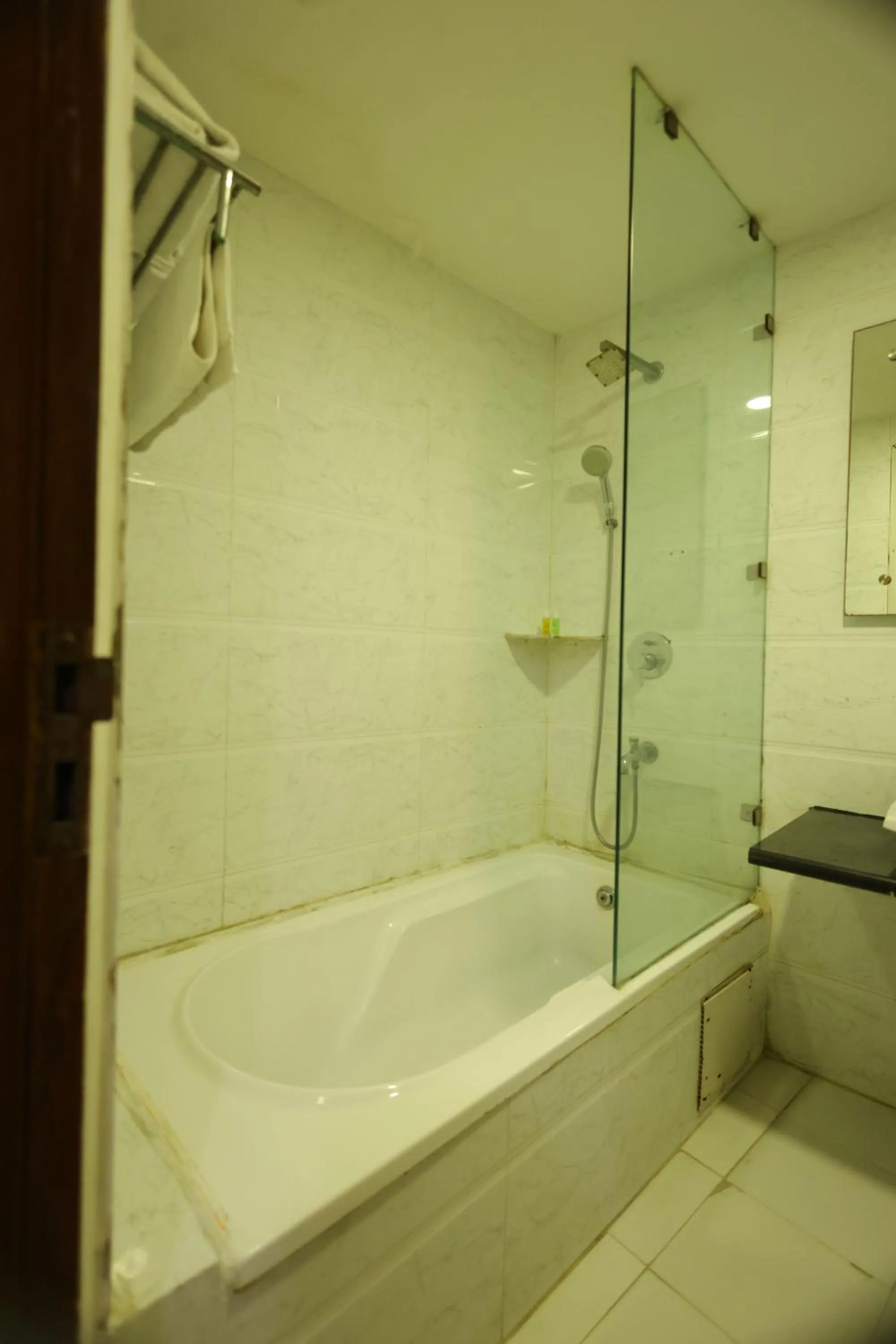 Shower in Airport Hotel Ramhan Palace Mahipalpur