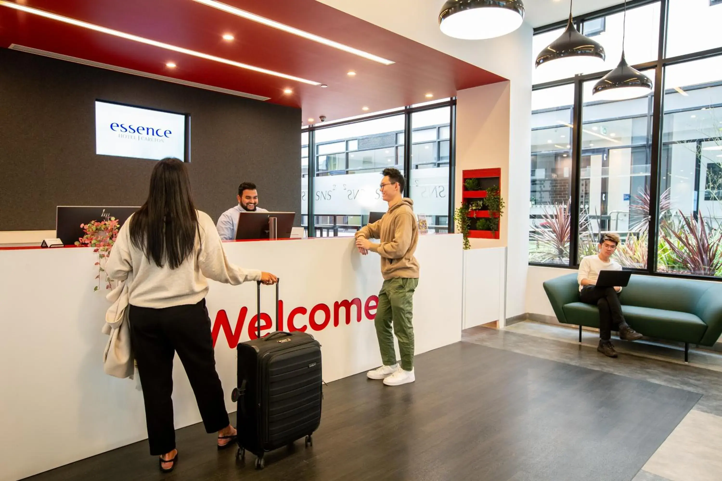 Lobby or reception in Essence Hotel Carlton Lobby or reception in Essence Hotel Carlton