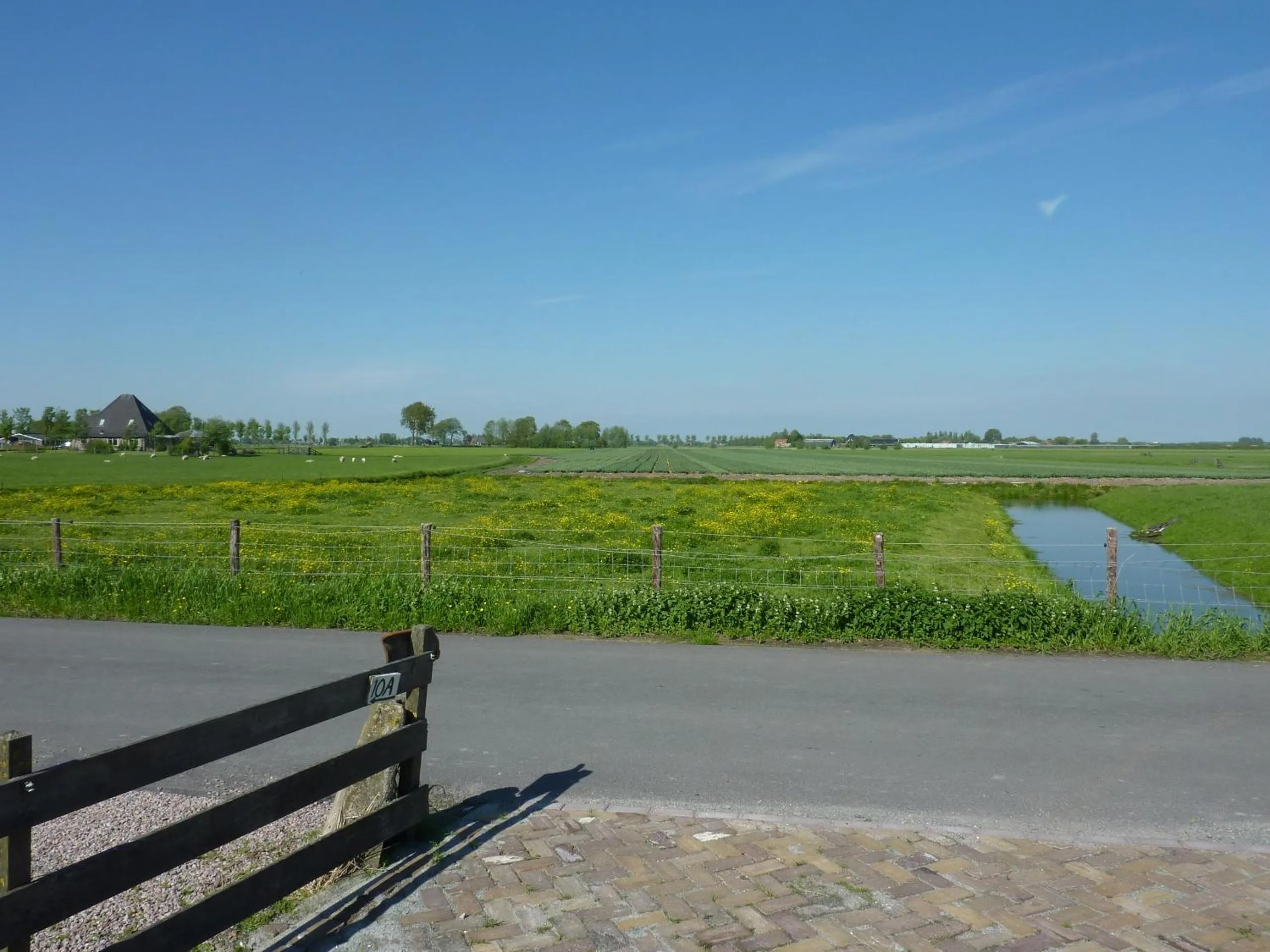 Street view in Bed & Breakfast De Koegang