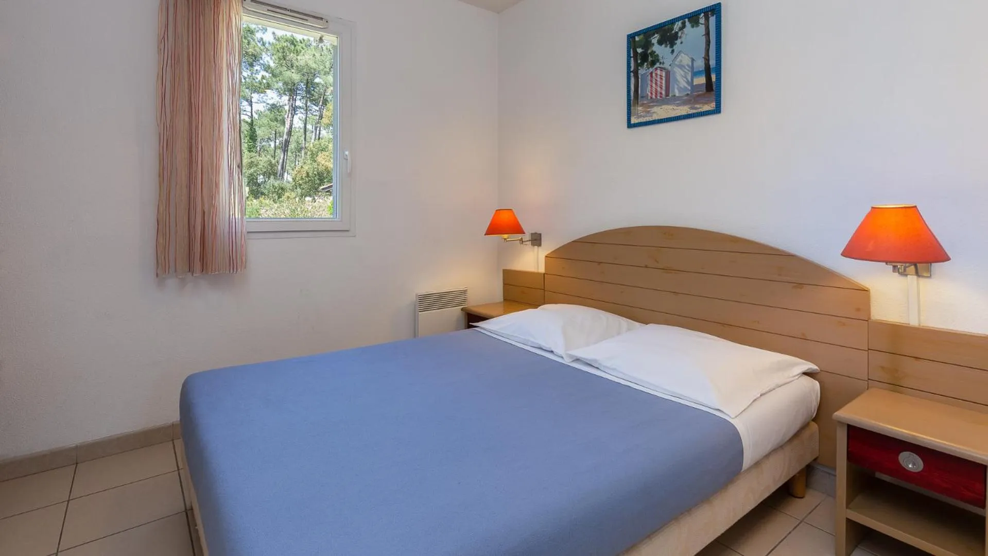 Bedroom, Bed in Vacancéole - L'Allée des Dunes - Ondres Plage