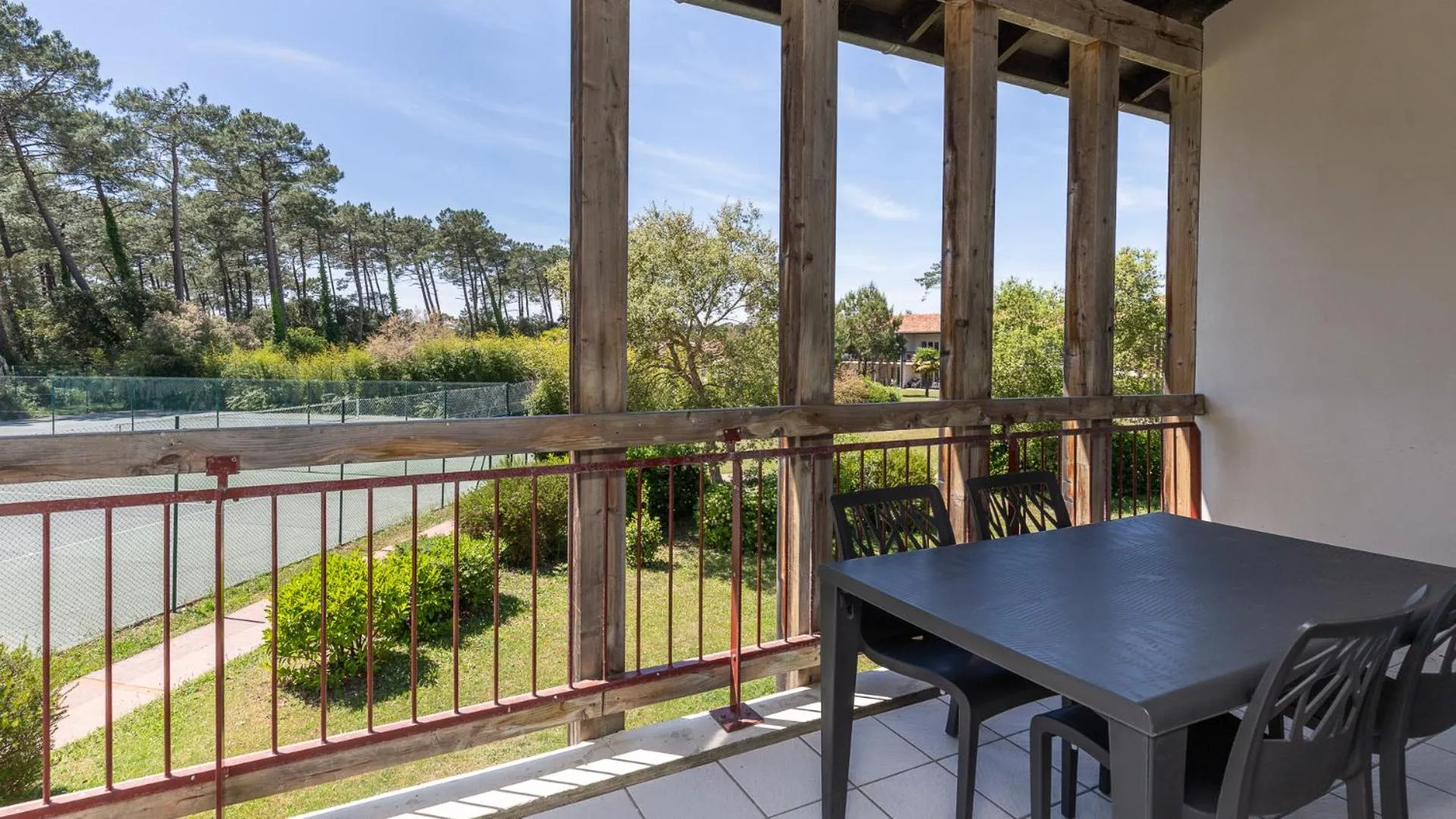 Balcony/Terrace in Vacancéole - L'Allée des Dunes - Ondres Plage