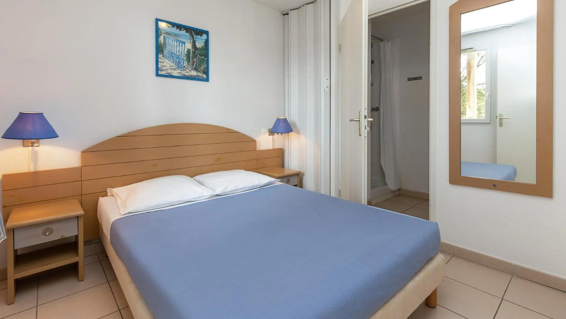 Bedroom, Bed in Vacancéole - L'Allée des Dunes - Ondres Plage