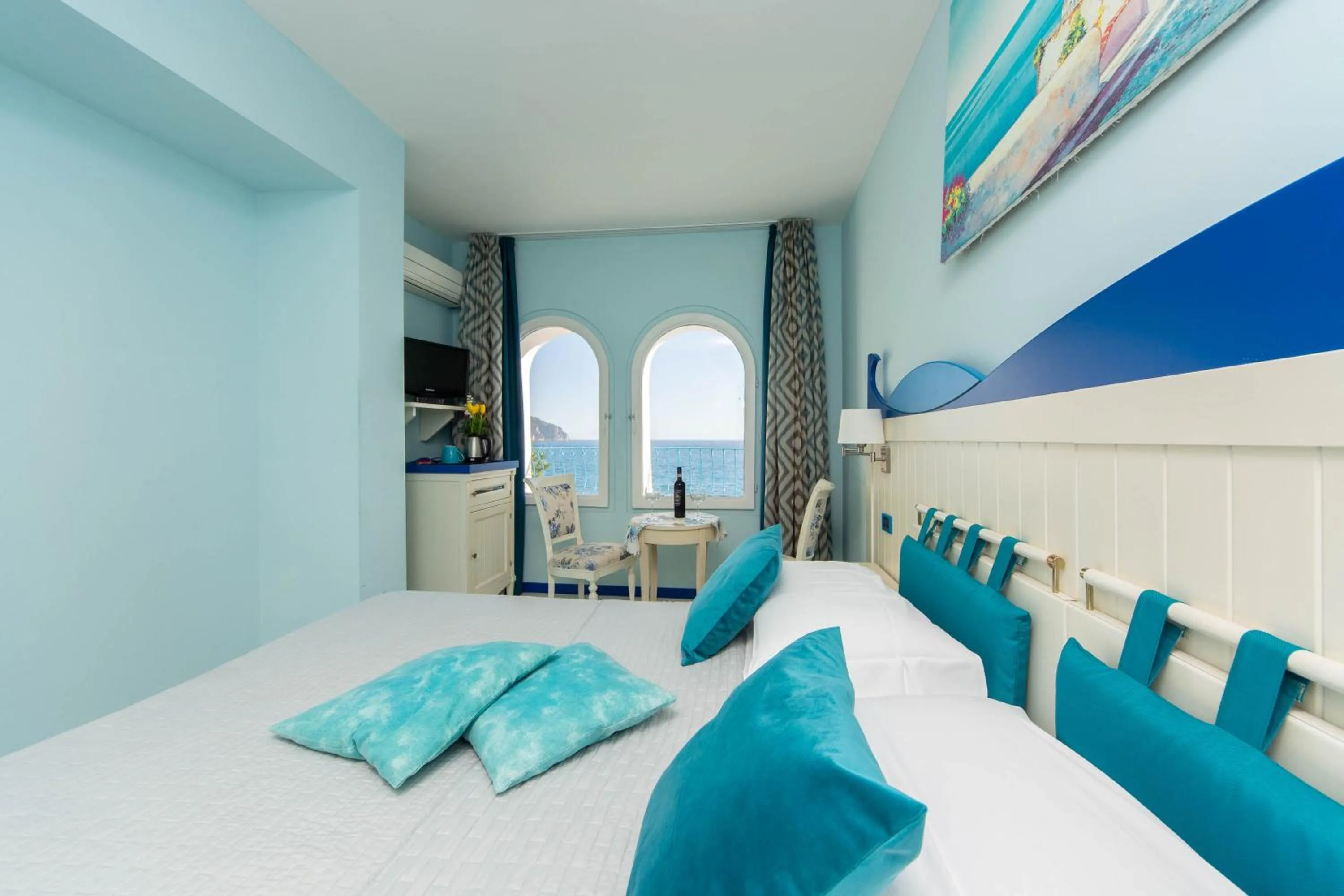 Bed in Hotel Villa San Michele