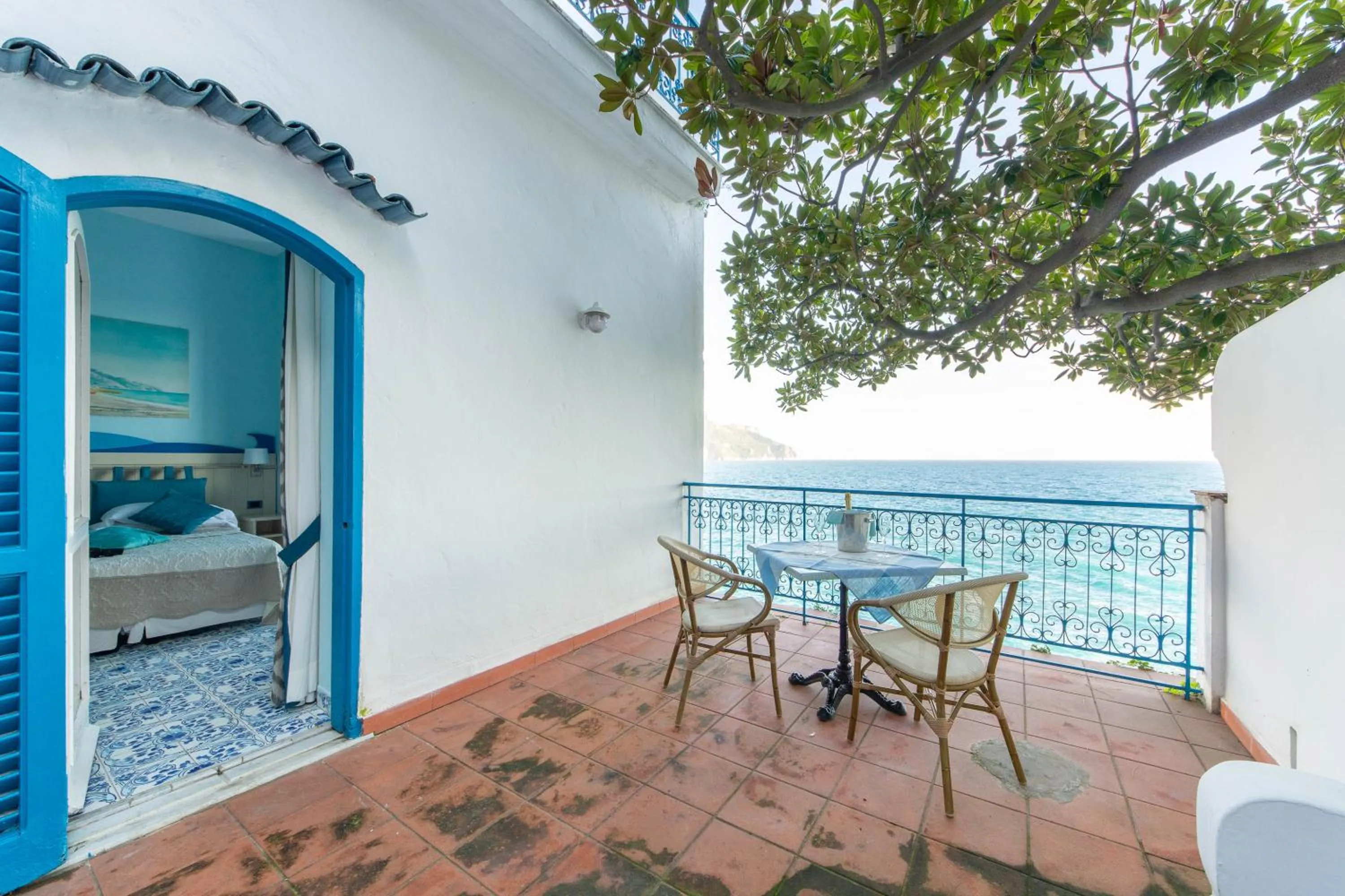 Patio in Hotel Villa San Michele