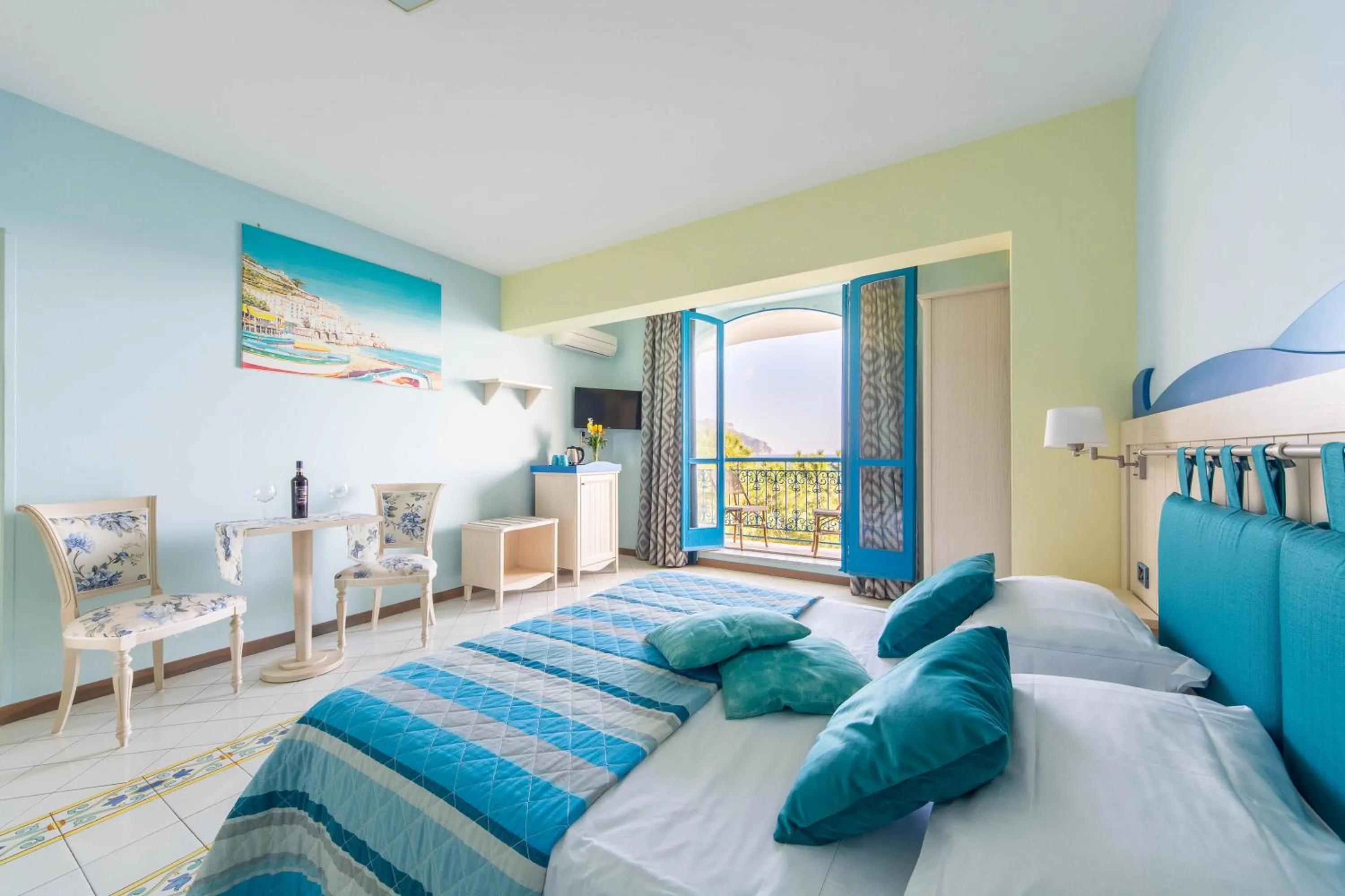 Bed in Hotel Villa San Michele
