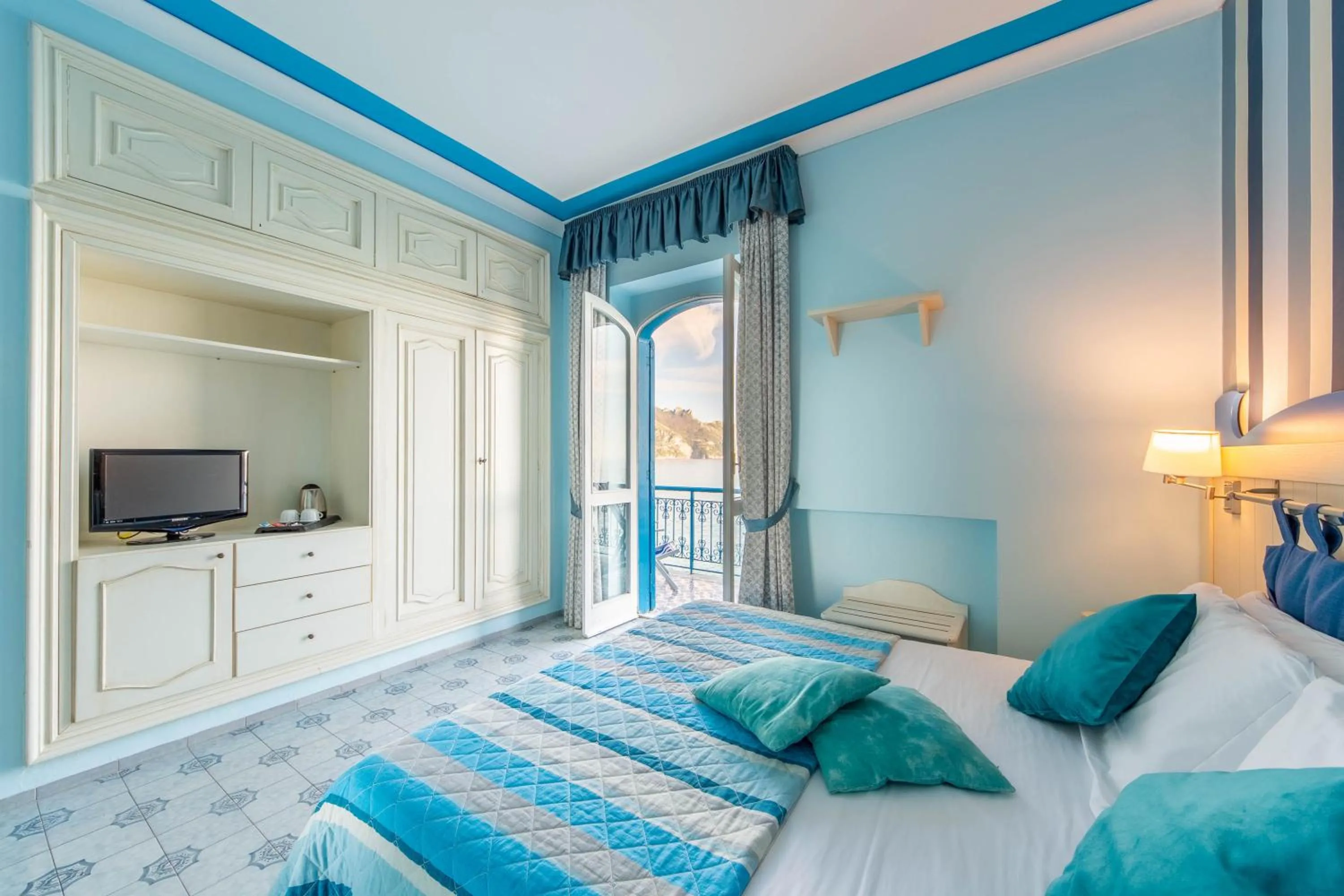 Bed in Hotel Villa San Michele