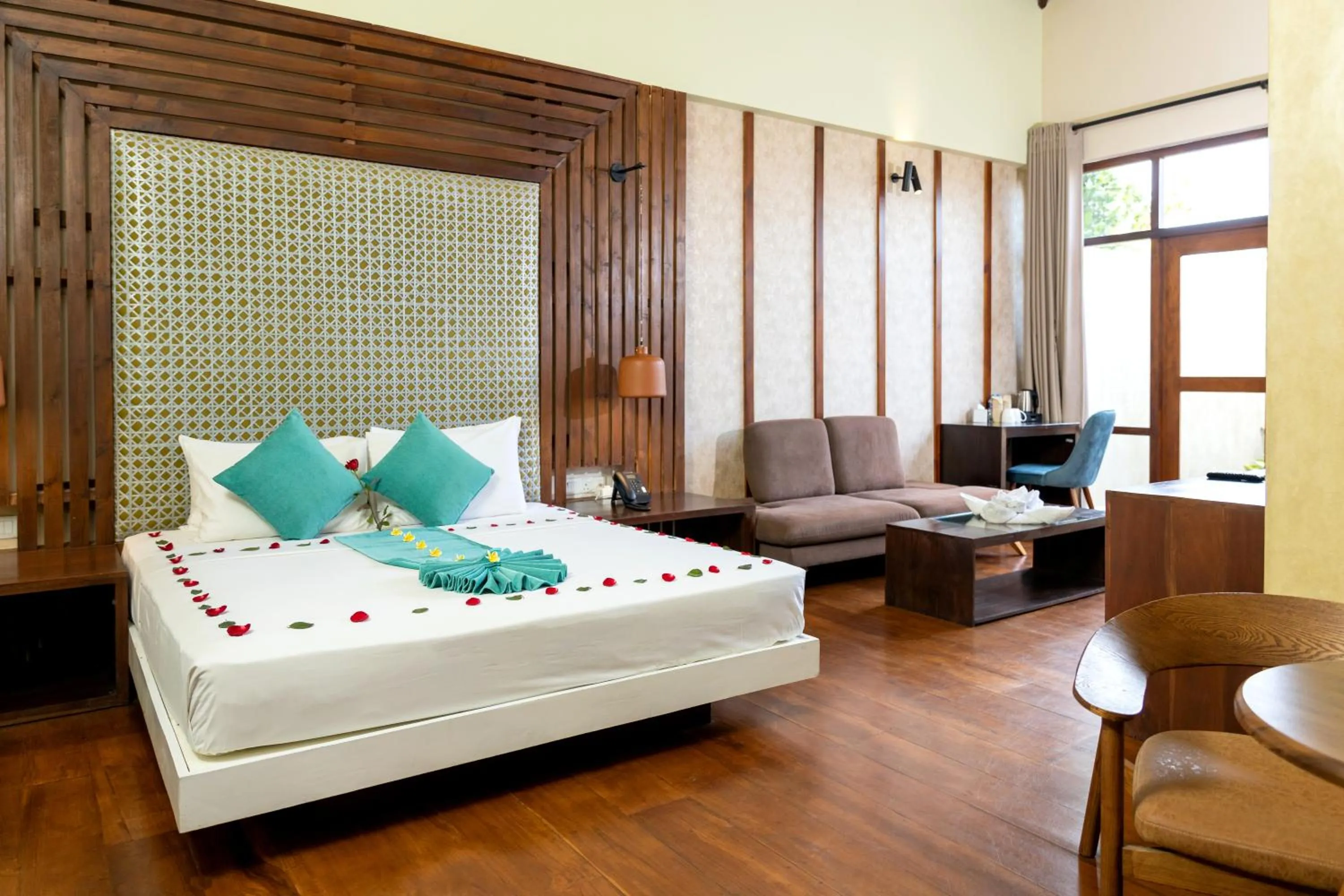 Bed in Seahorse Hotel & Spa