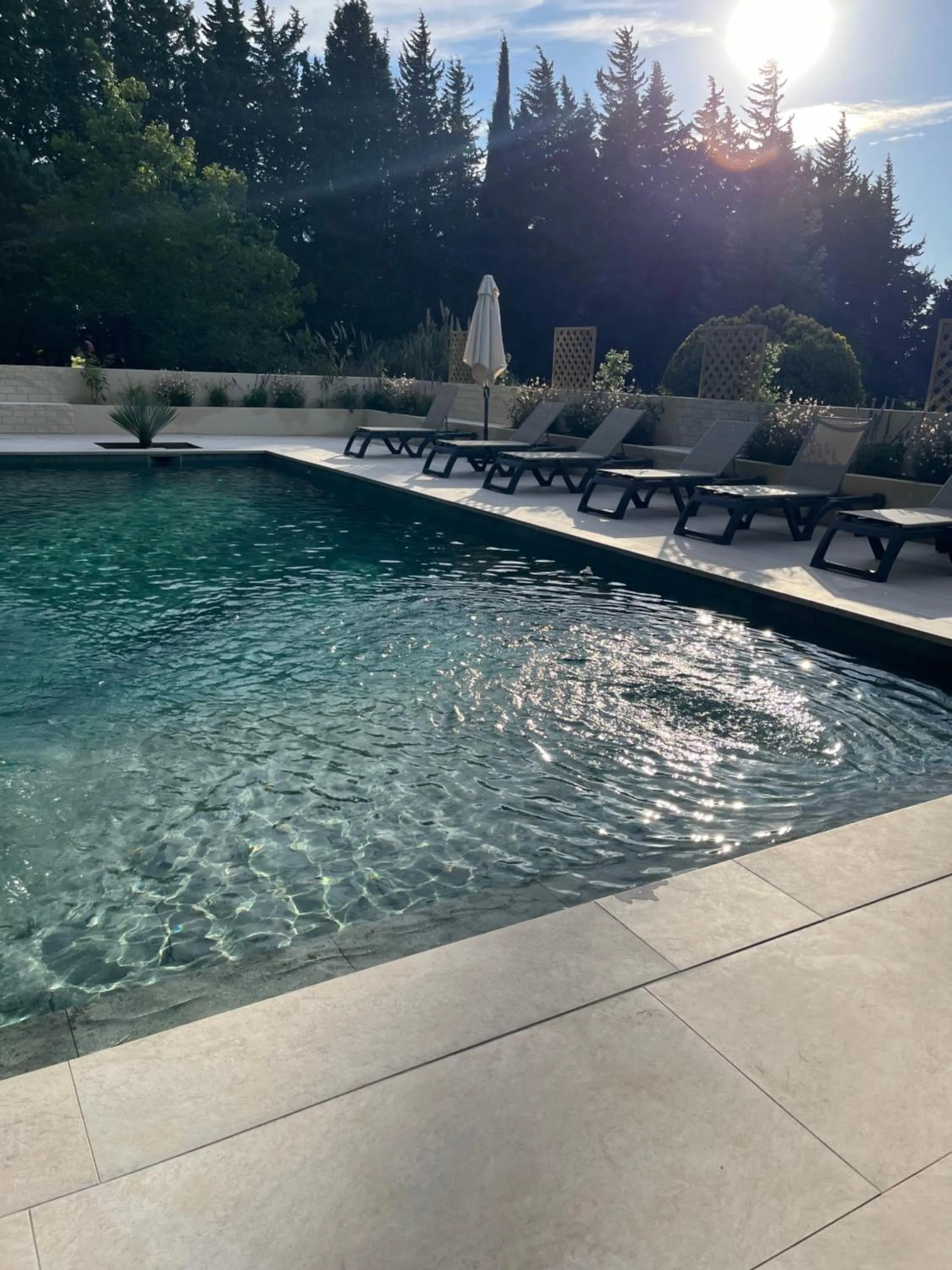 Swimming pool in Moulin de la Roque