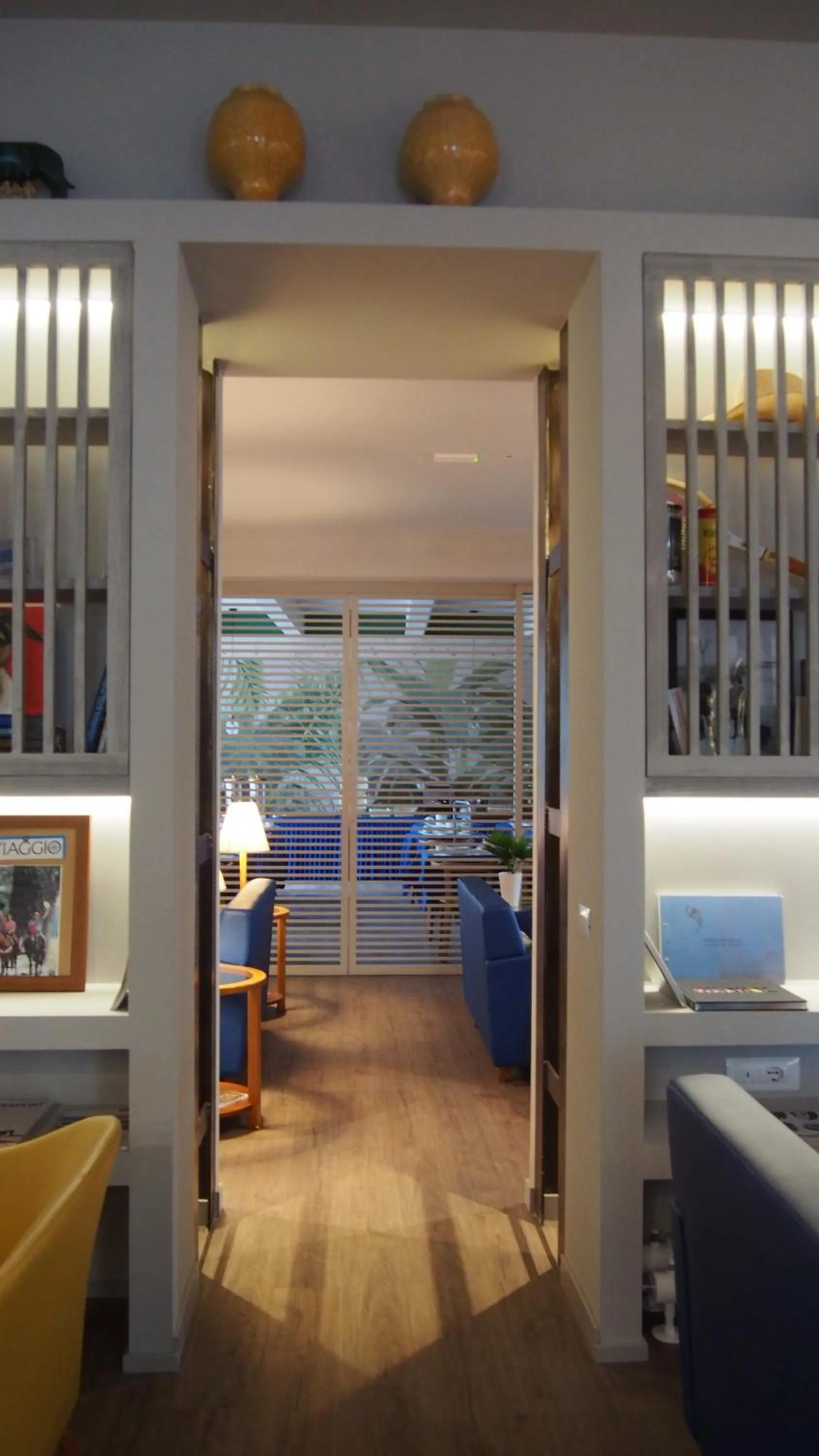 Library in Hotel Lucerna