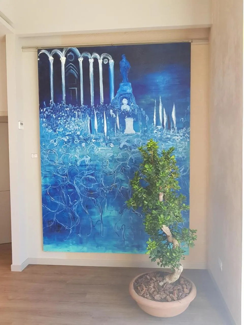 Decorative detail in Hotel Lucerna